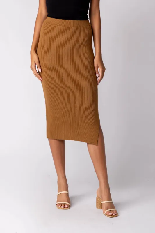 SALE - Loren Knit Midi Skirt sold by fab'rik