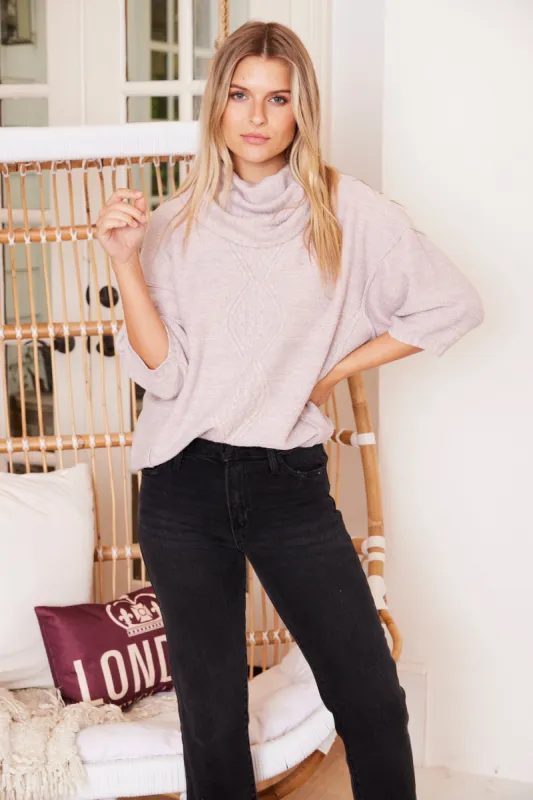 SALE - Avery Oversized Cowl Neck Sweater sold by fab'rik