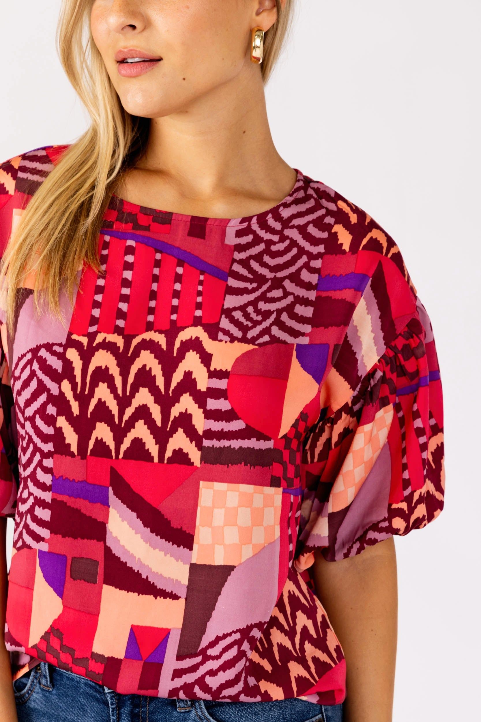 SALE - Bali Printed Blouse sold by fab'rik product image thumbnail 2