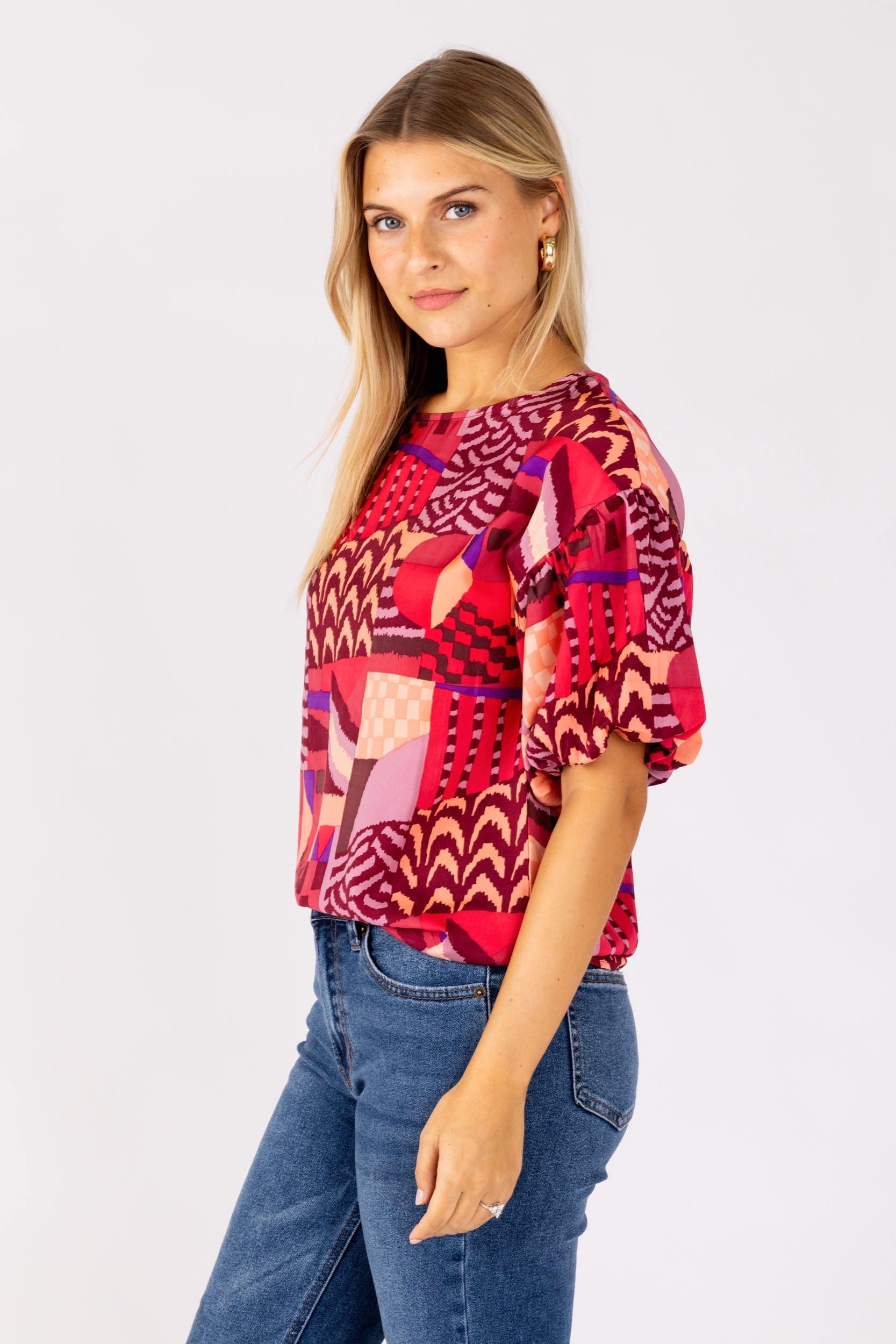 SALE - Bali Printed Blouse sold by fab'rik product image thumbnail 3