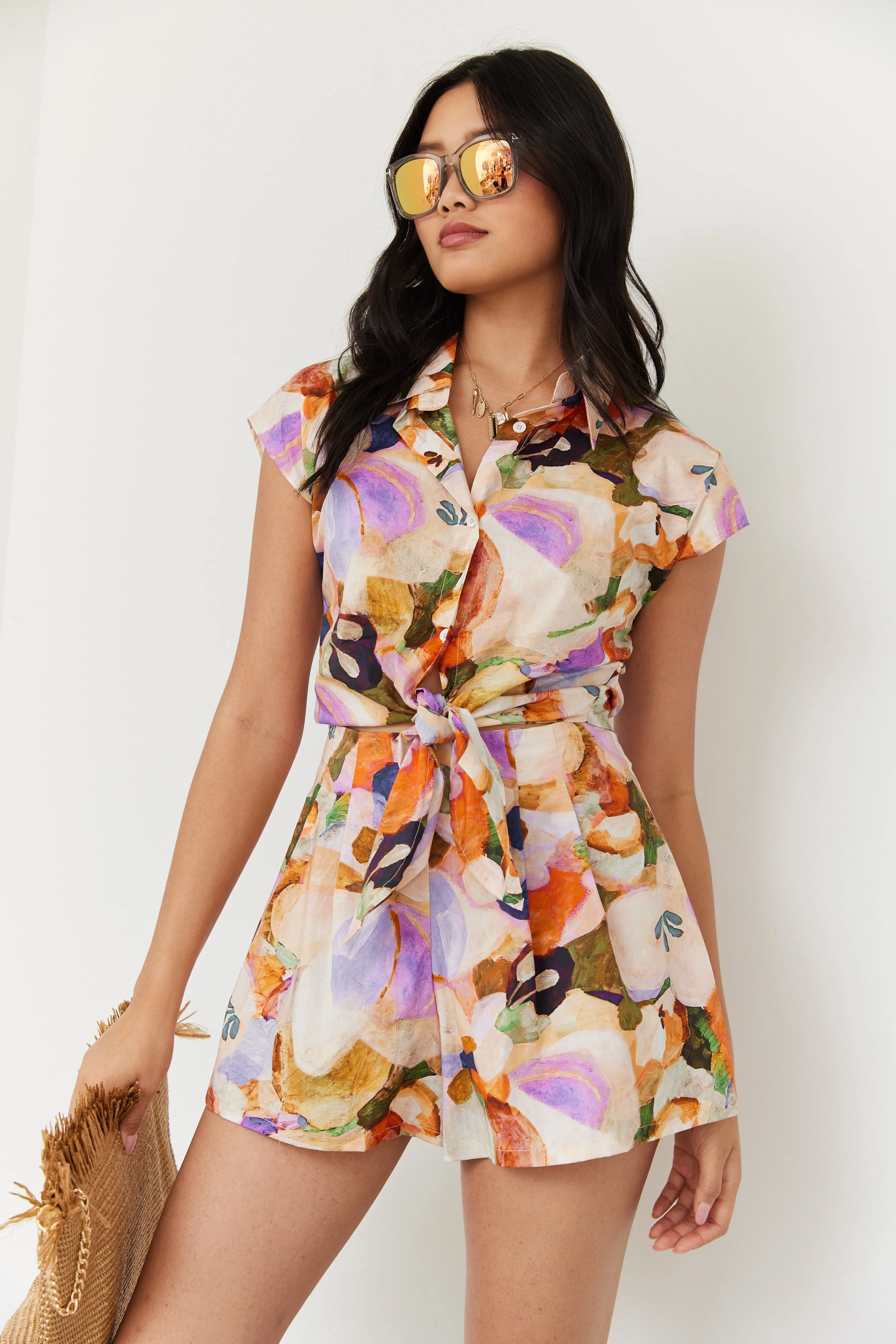 SALE - Lindsey Floral Print Top sold by fab'rik