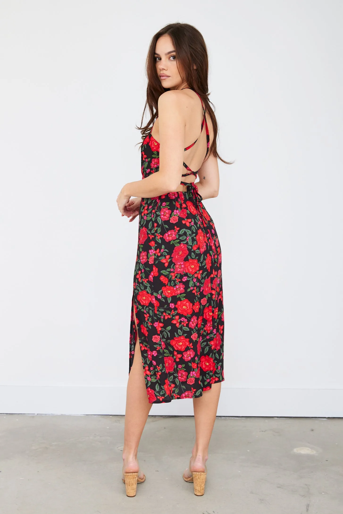 SALE - Carter Sleeveless Tie Back Midi Dress sold by fab'rik product image thumbnail 2