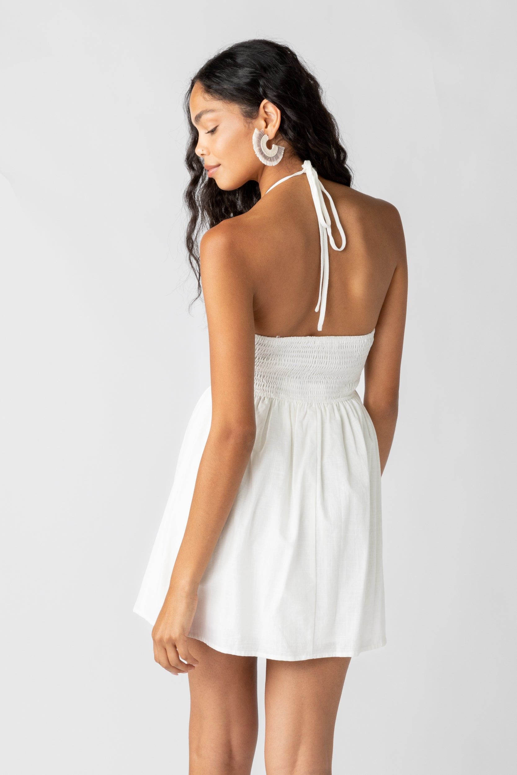 SALE - Zoe Halter Mini Dress sold by fab'rik product image thumbnail 3