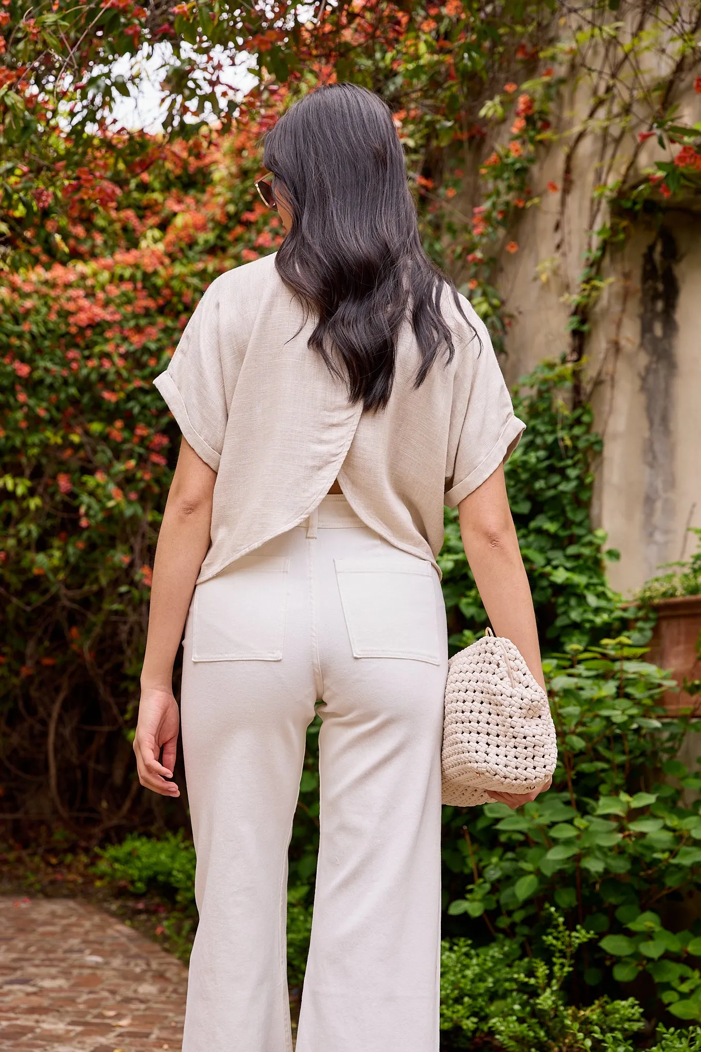 Villa Linen Top sold by fab'rik product image thumbnail 4