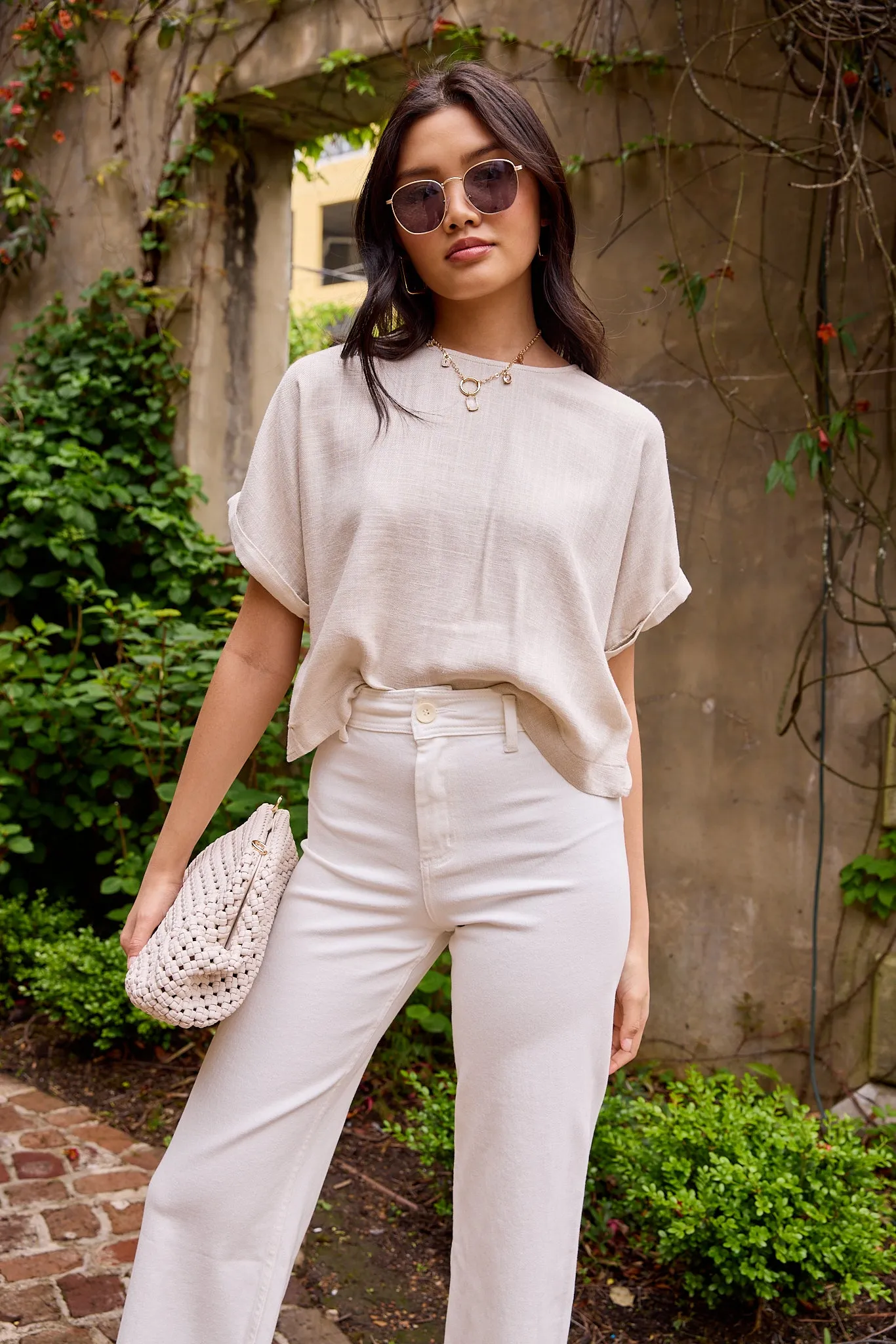 Villa Linen Top sold by fab'rik product image thumbnail 2