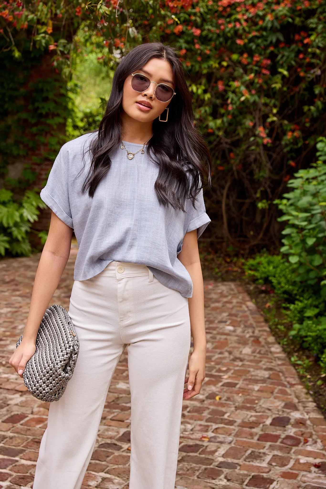 Villa Linen Top sold by fab'rik product image thumbnail 5