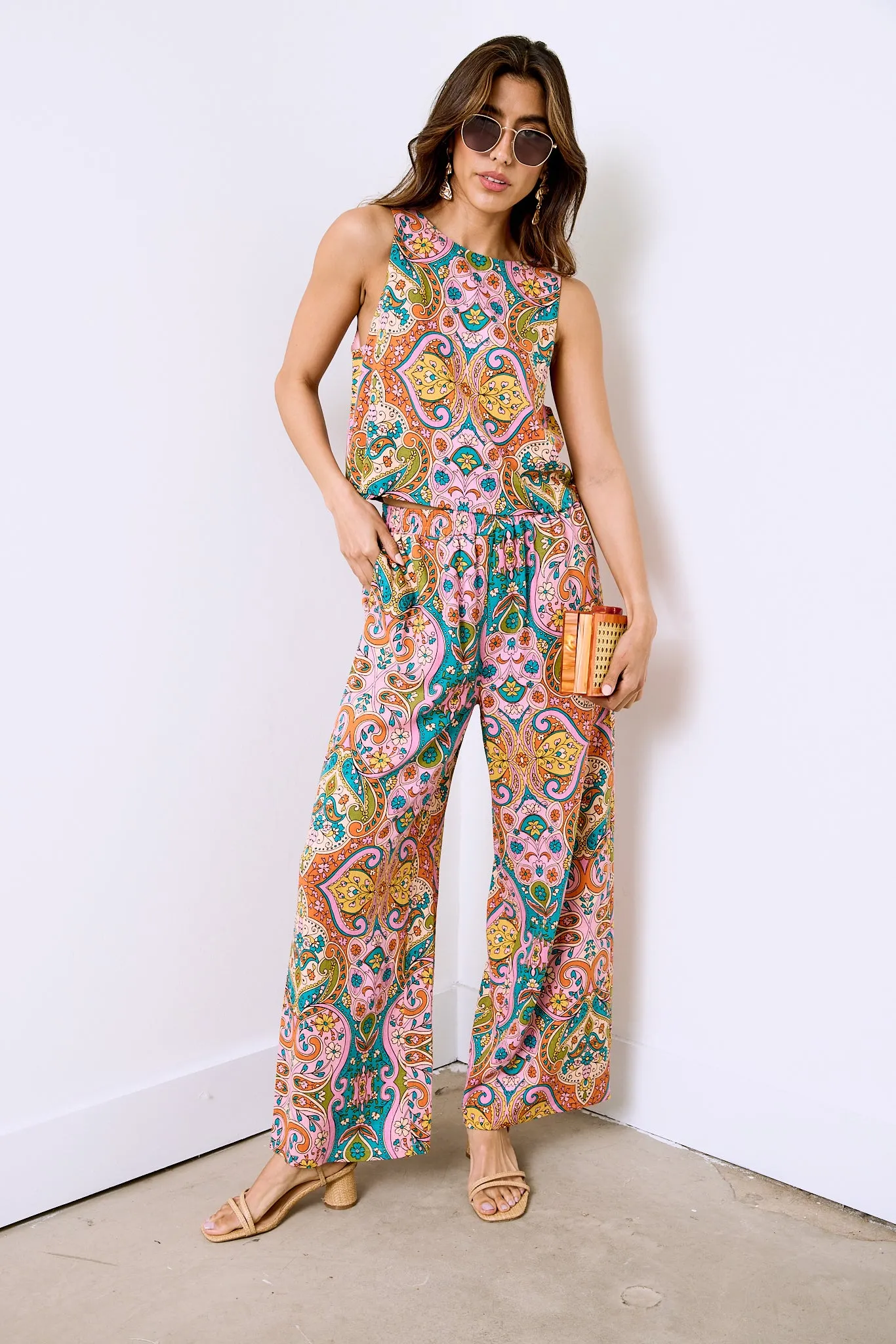 SALE - Cecilia Linen Blend Wide Leg Pants sold by fab'rik product image thumbnail 4