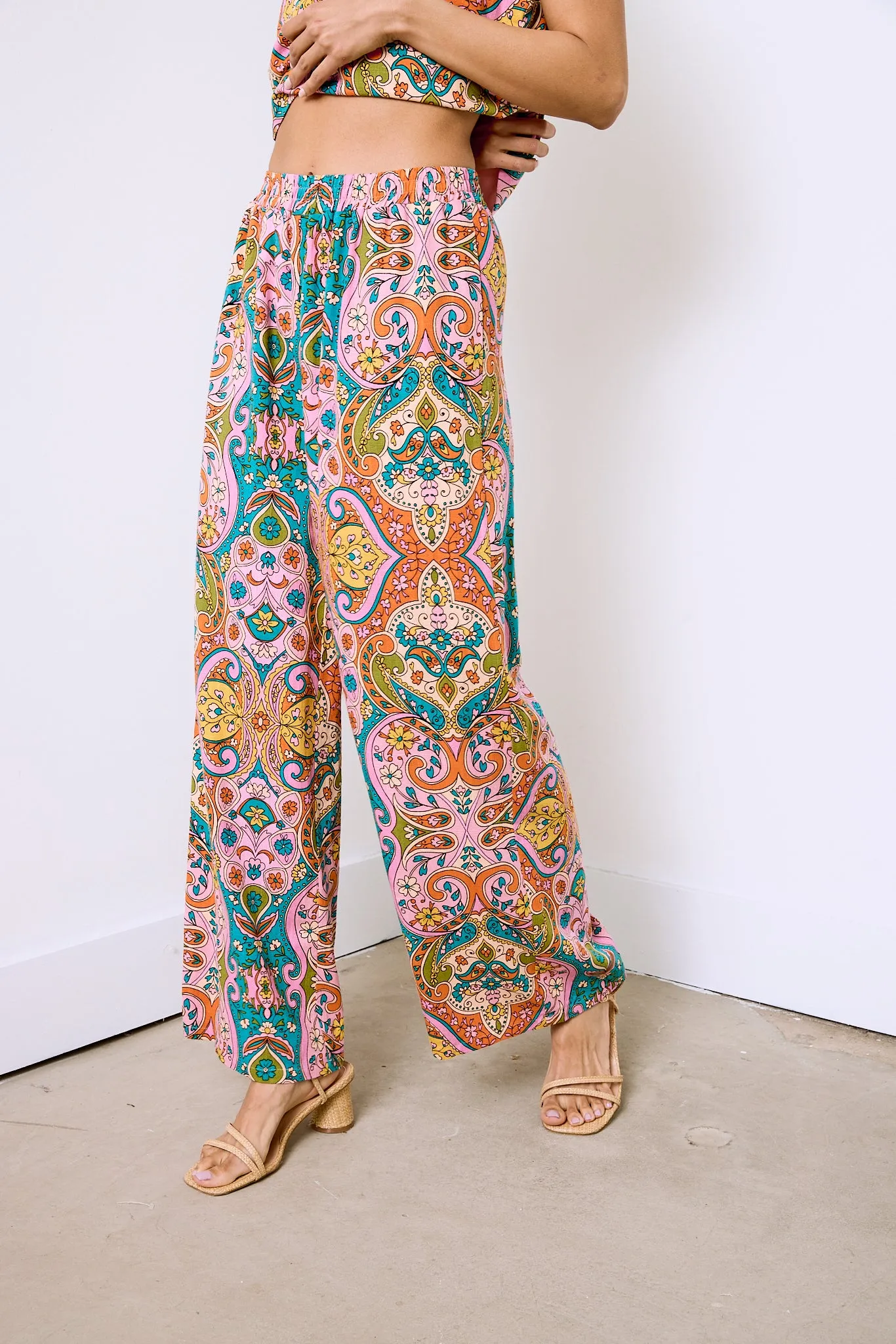 SALE - Cecilia Linen Blend Wide Leg Pants sold by fab'rik product image thumbnail 2