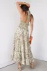 Belle Halter Floral Dress sold by fab'rik