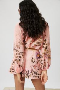 Gracie Tie Detail Floral Blouse sold by fab'rik