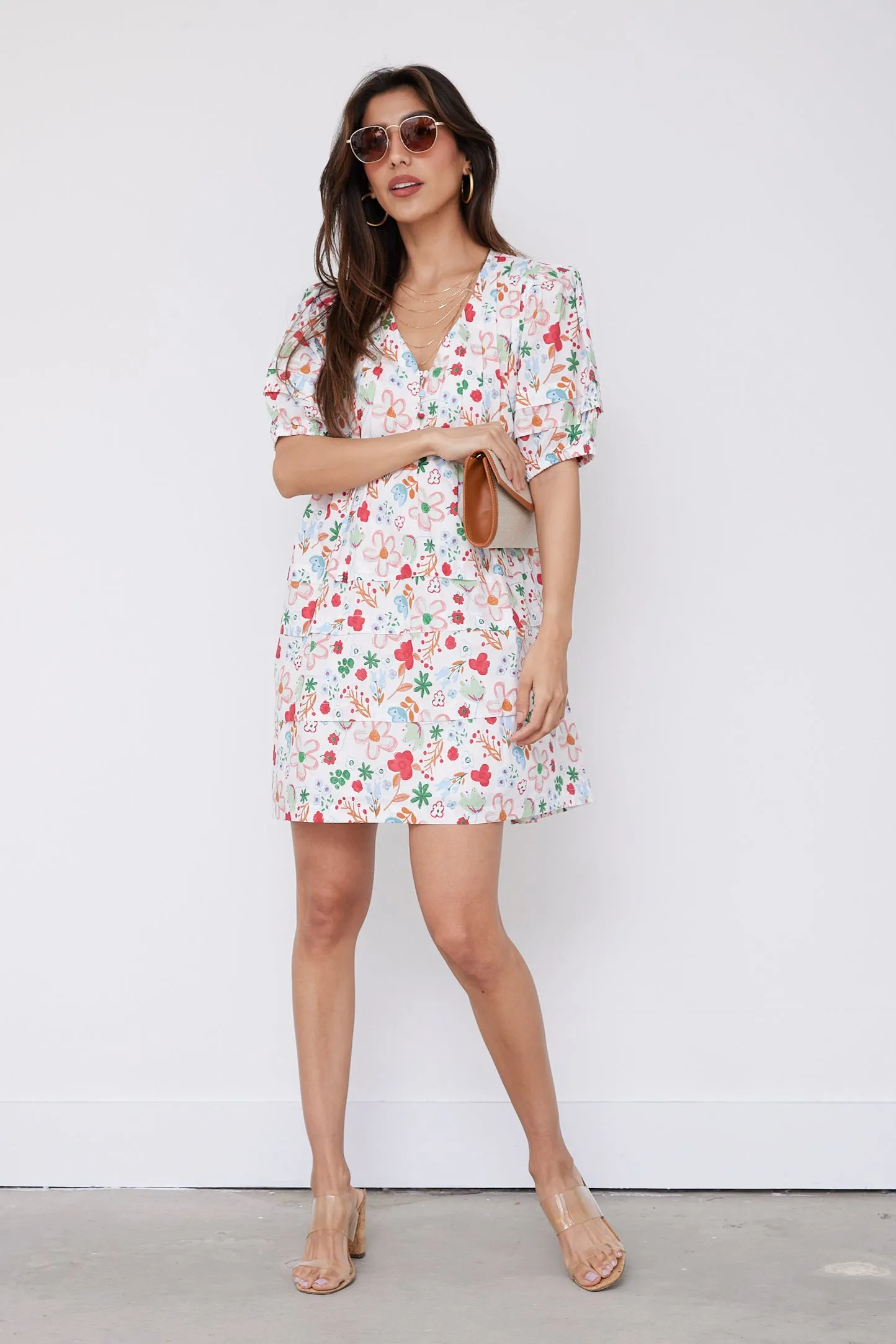 SALE - Kirsten Floral Mini Dress sold by fab'rik product image thumbnail 4