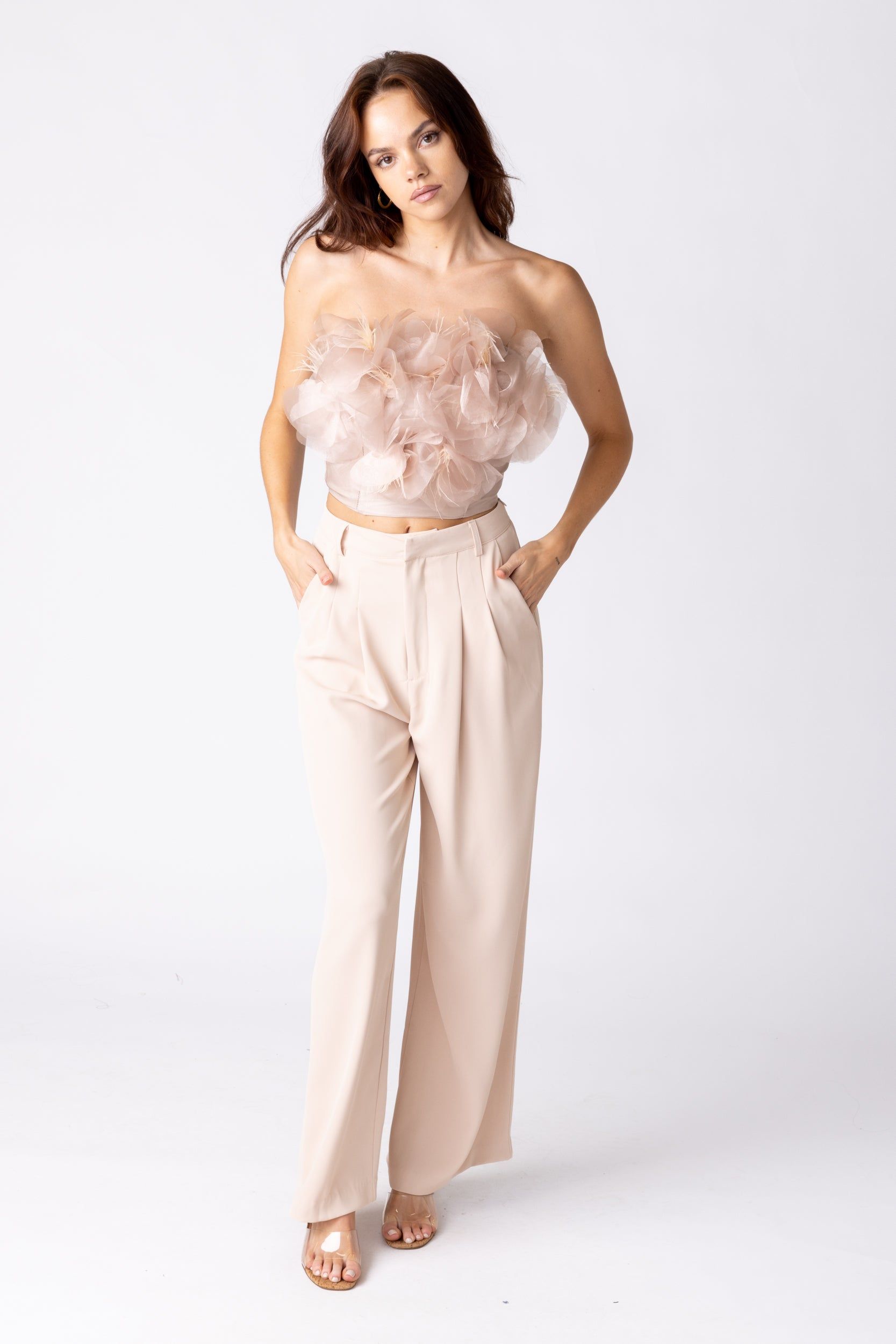 SALE - Chloe Floral Cropped Top sold by fab'rik product image thumbnail 4