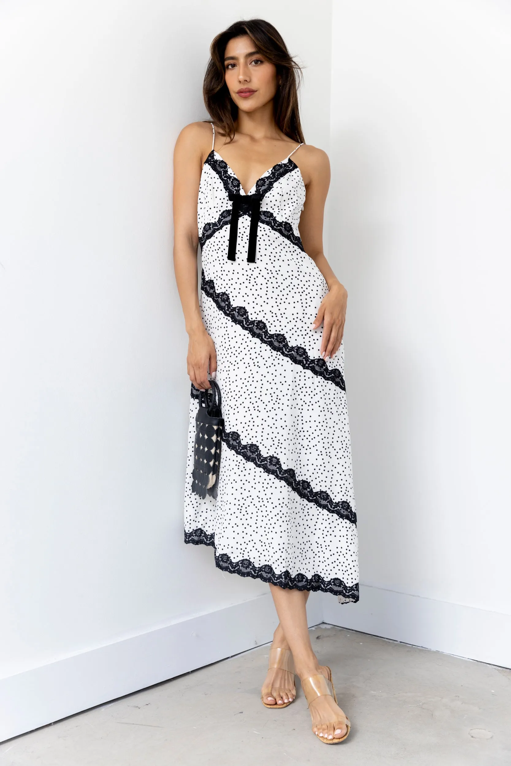 SALE - Charles Slanted Hemline Midi Dress sold by fab'rik