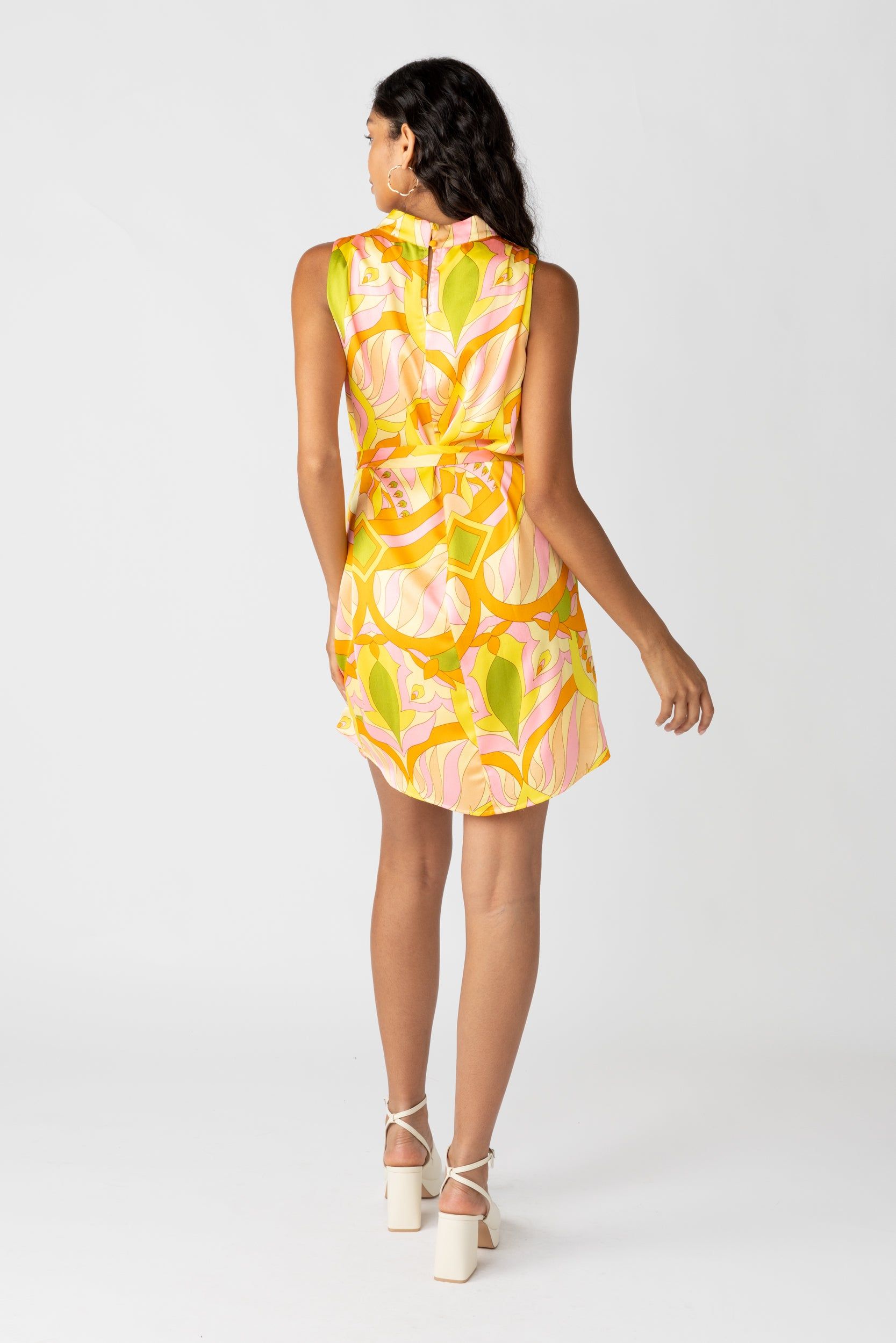 SALE - Yvette Printed Tie Waist Dress sold by fab'rik product image thumbnail 4