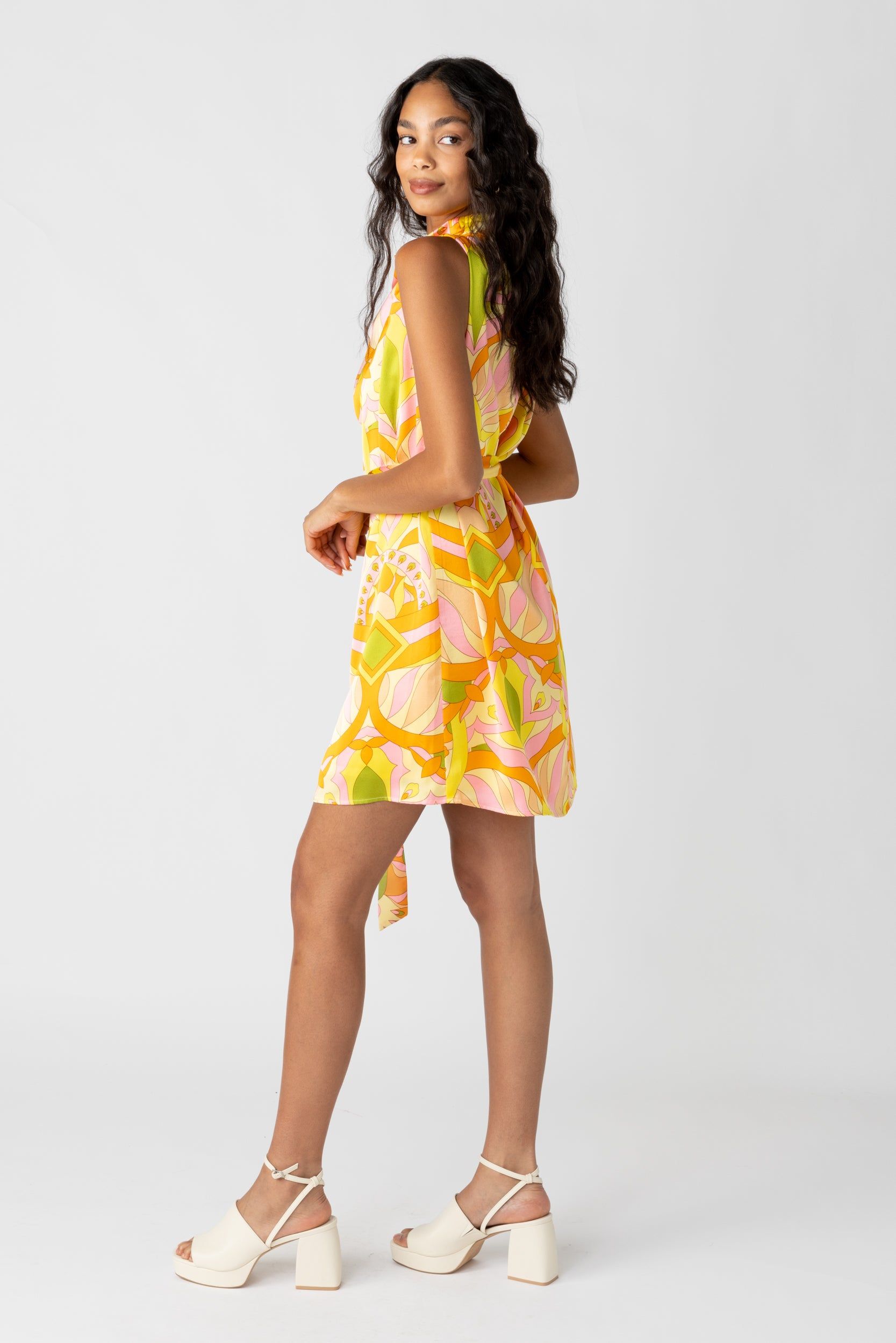 SALE - Yvette Printed Tie Waist Dress sold by fab'rik product image thumbnail 3