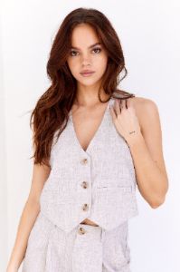 SALE - Oaklee Button Front Vest sold by fab'rik