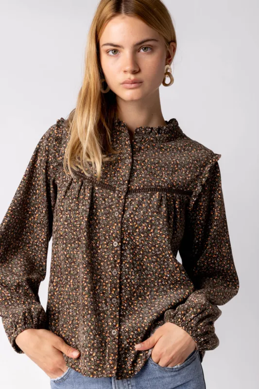 SALE - Taylor Corduroy Floral Top sold by fab'rik