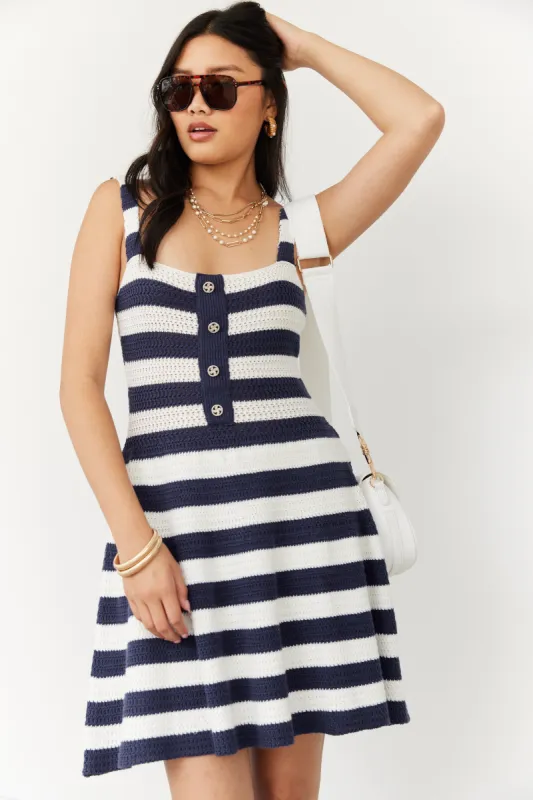 SALE - Hartley Button Down Knit Mini Dress sold by fab'rik