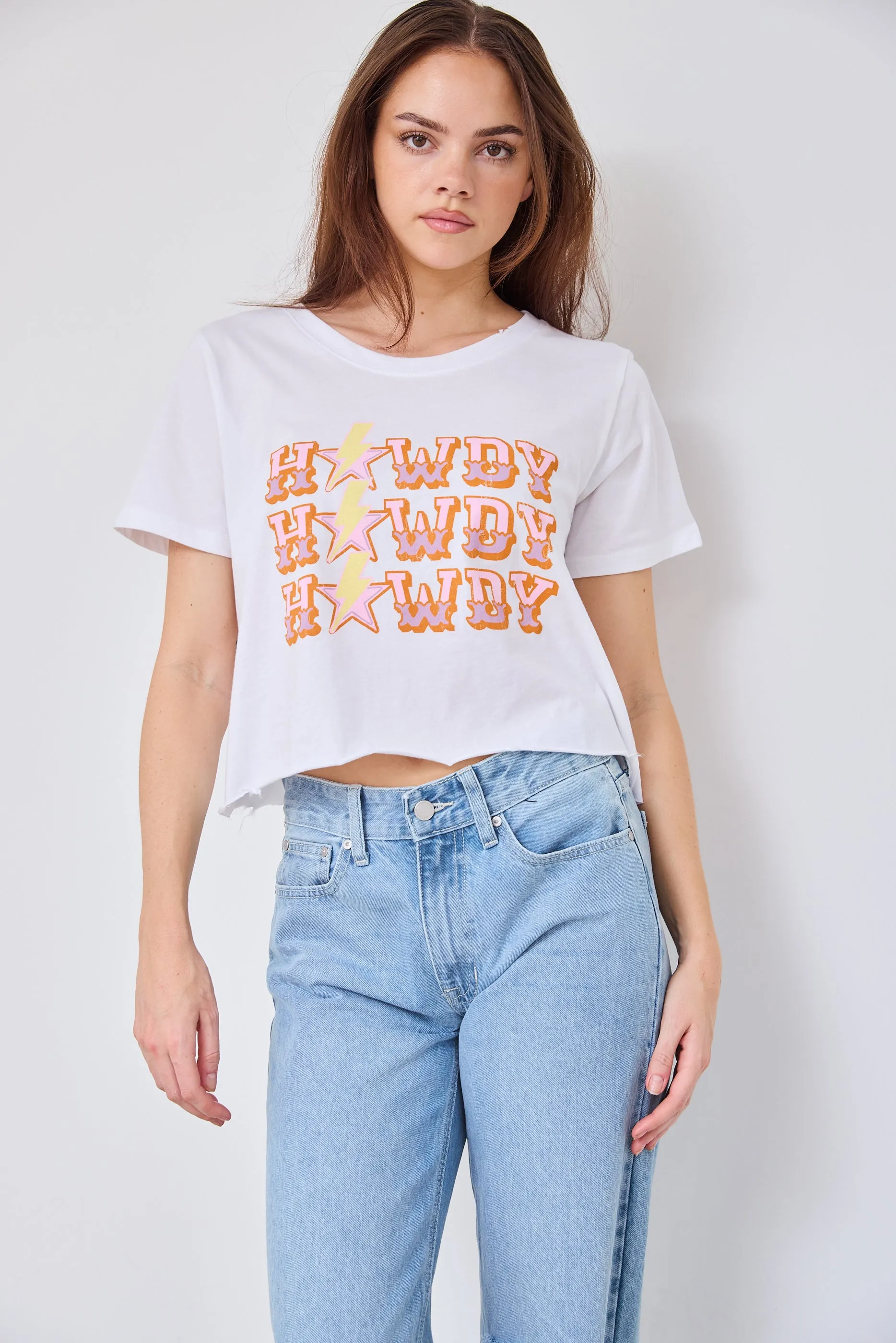 SALE - "Howdy" Crop Tee sold by fab'rik