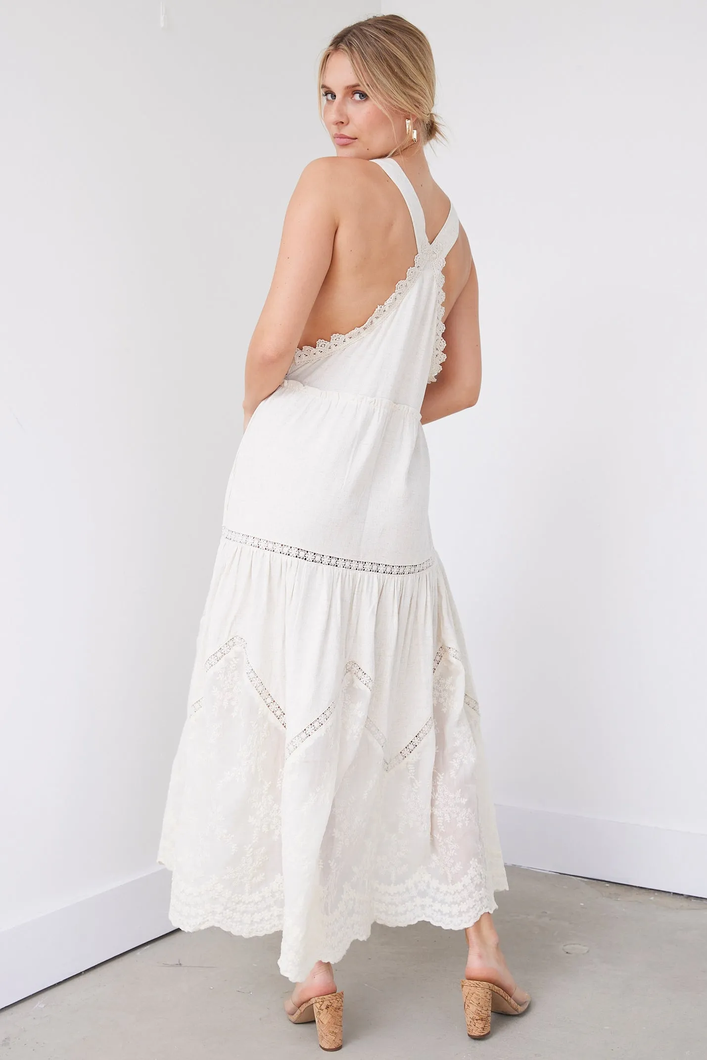 SALE - Isabelle Lace Detail Maxi Dress sold by fab'rik product image thumbnail 3