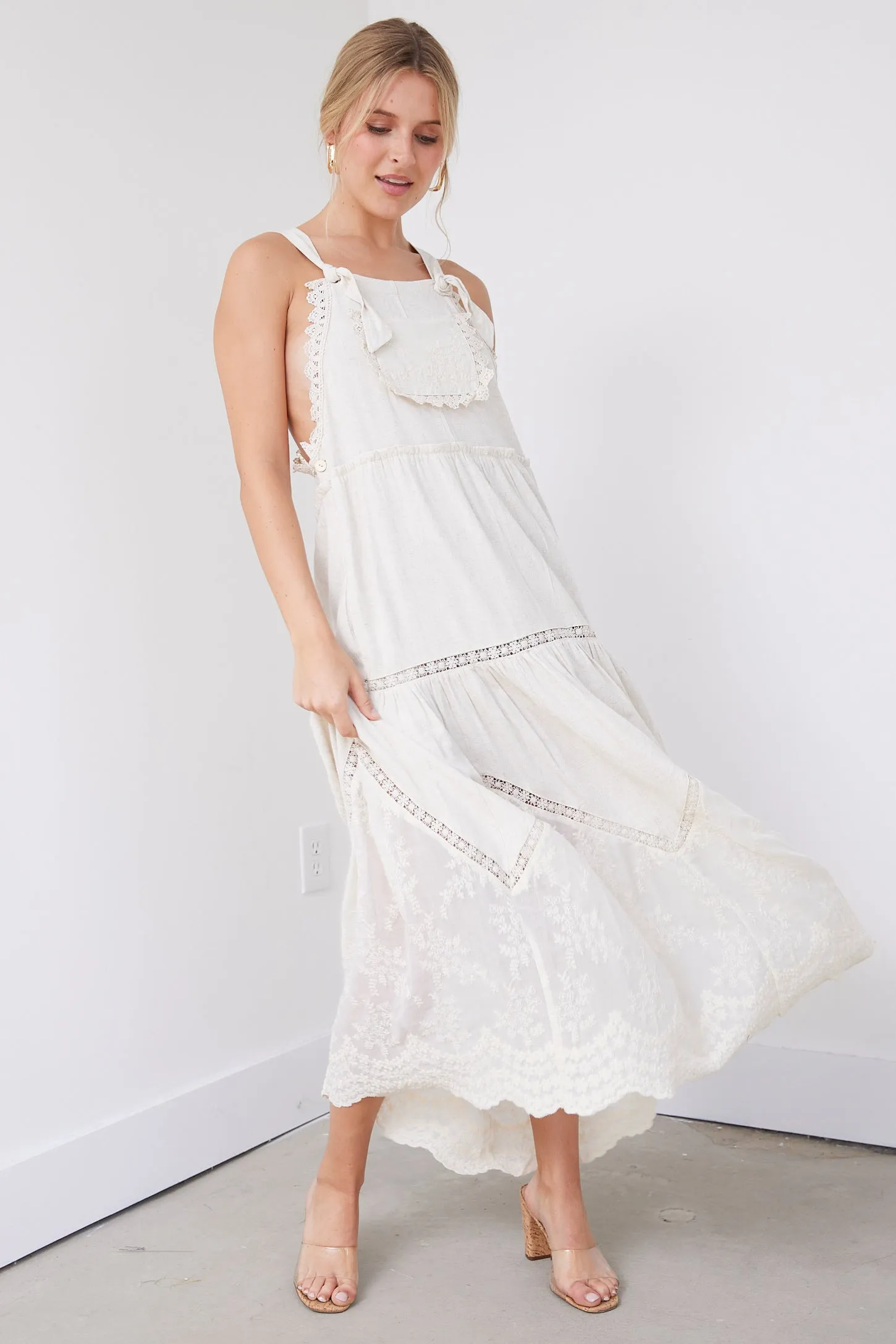 SALE - Isabelle Lace Detail Maxi Dress sold by fab'rik product image thumbnail 4
