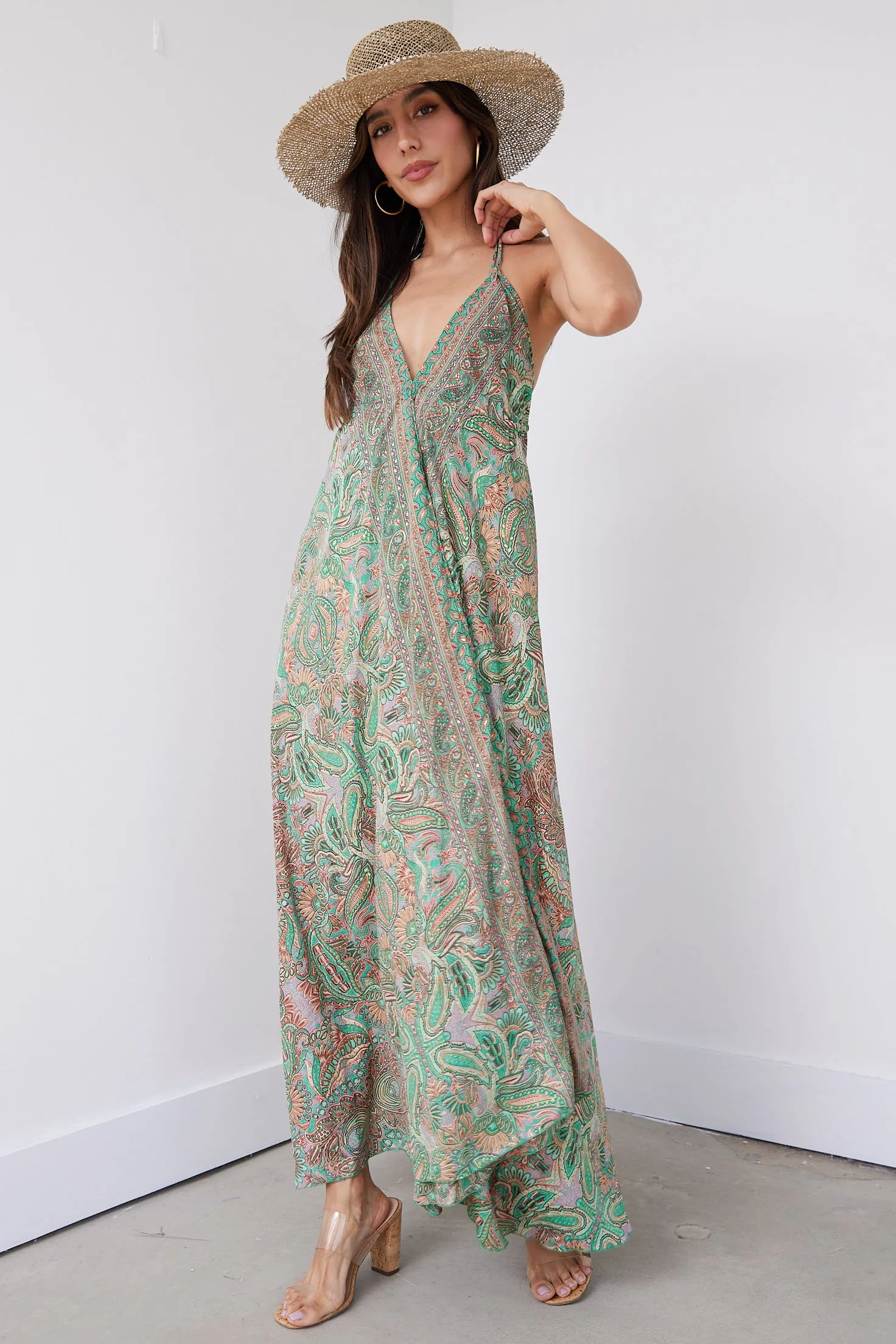 Chelsey Halter Maxi Dress sold by fab'rik product image thumbnail 4