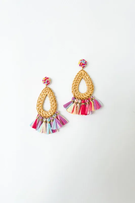 Christina Rattan Teardrop Earring sold by fab'rik