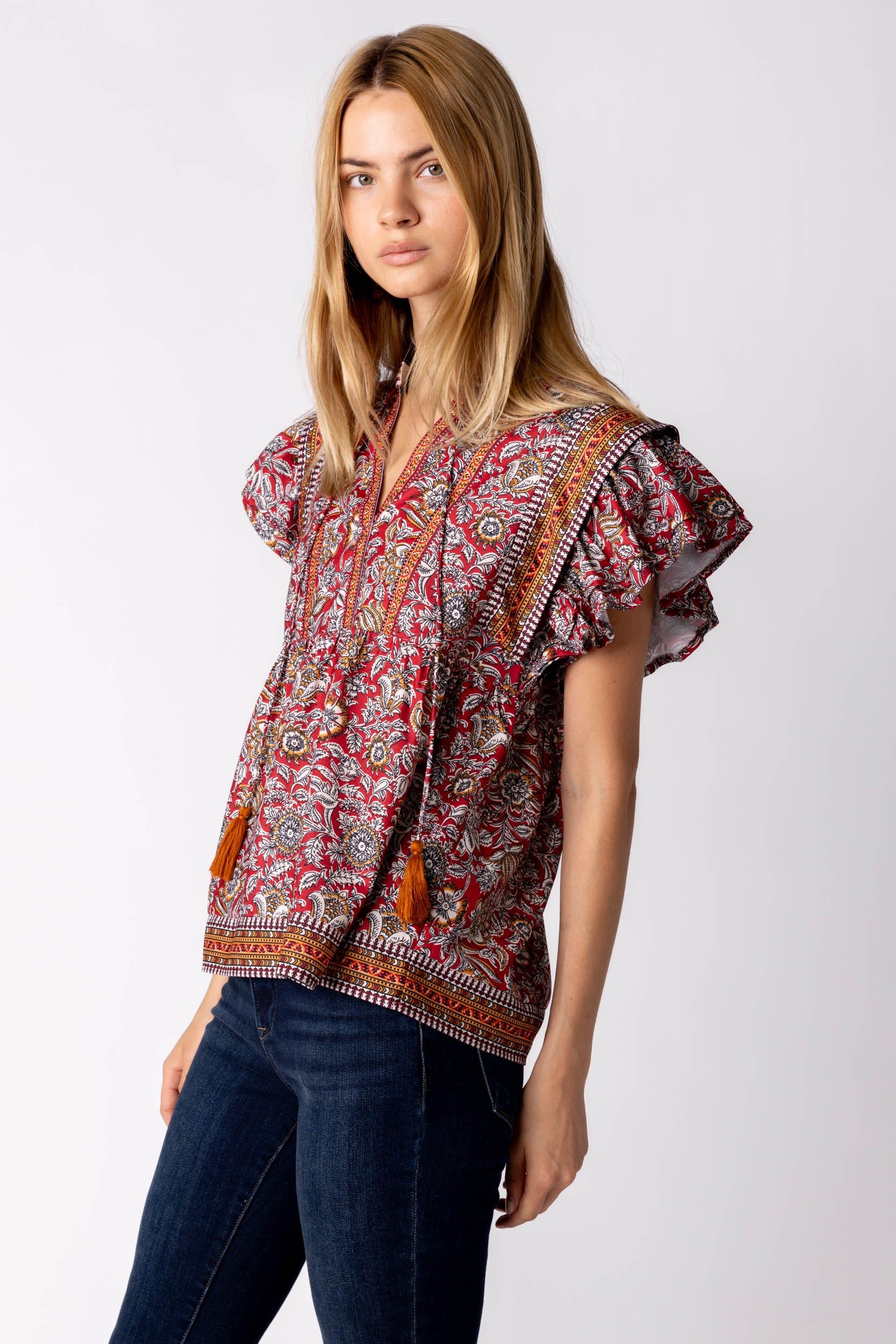 SALE - Lori Printed Top sold by fab'rik product image thumbnail 3