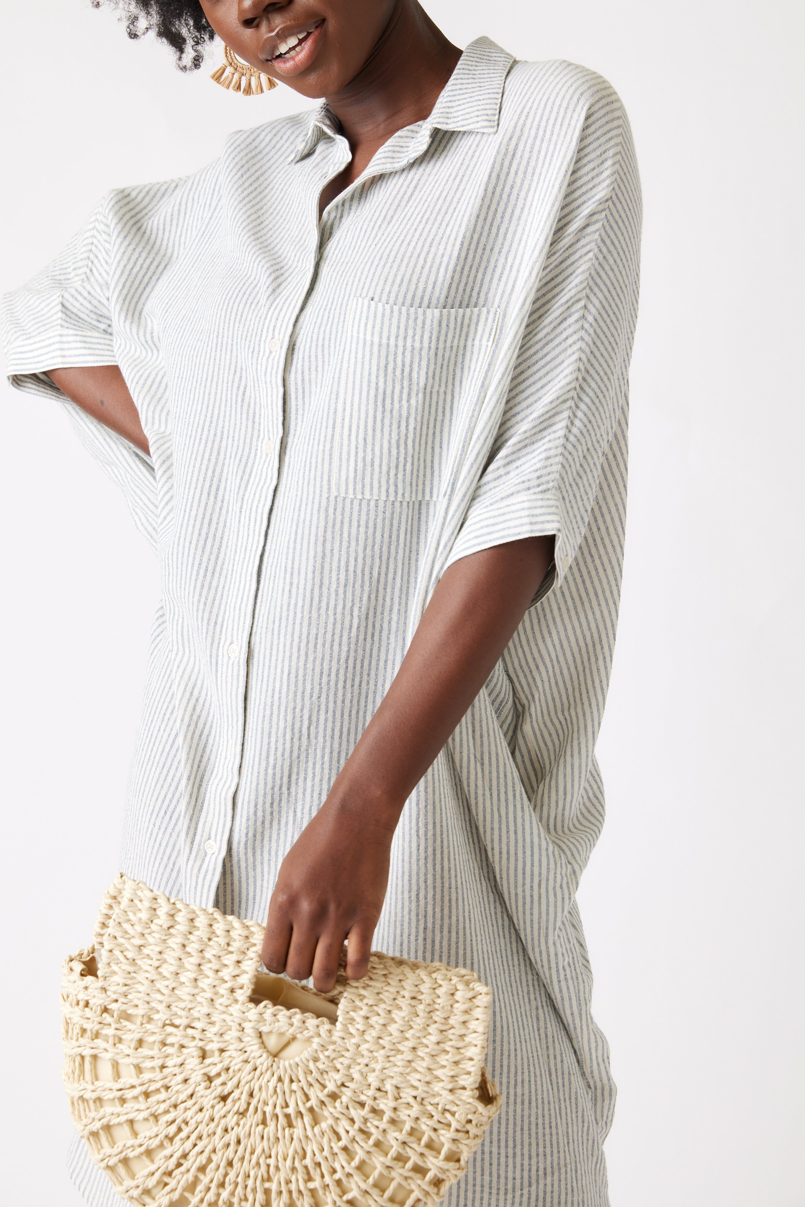 SALE - Janelle Boxy Shirt Dress sold by fab'rik product image thumbnail 4