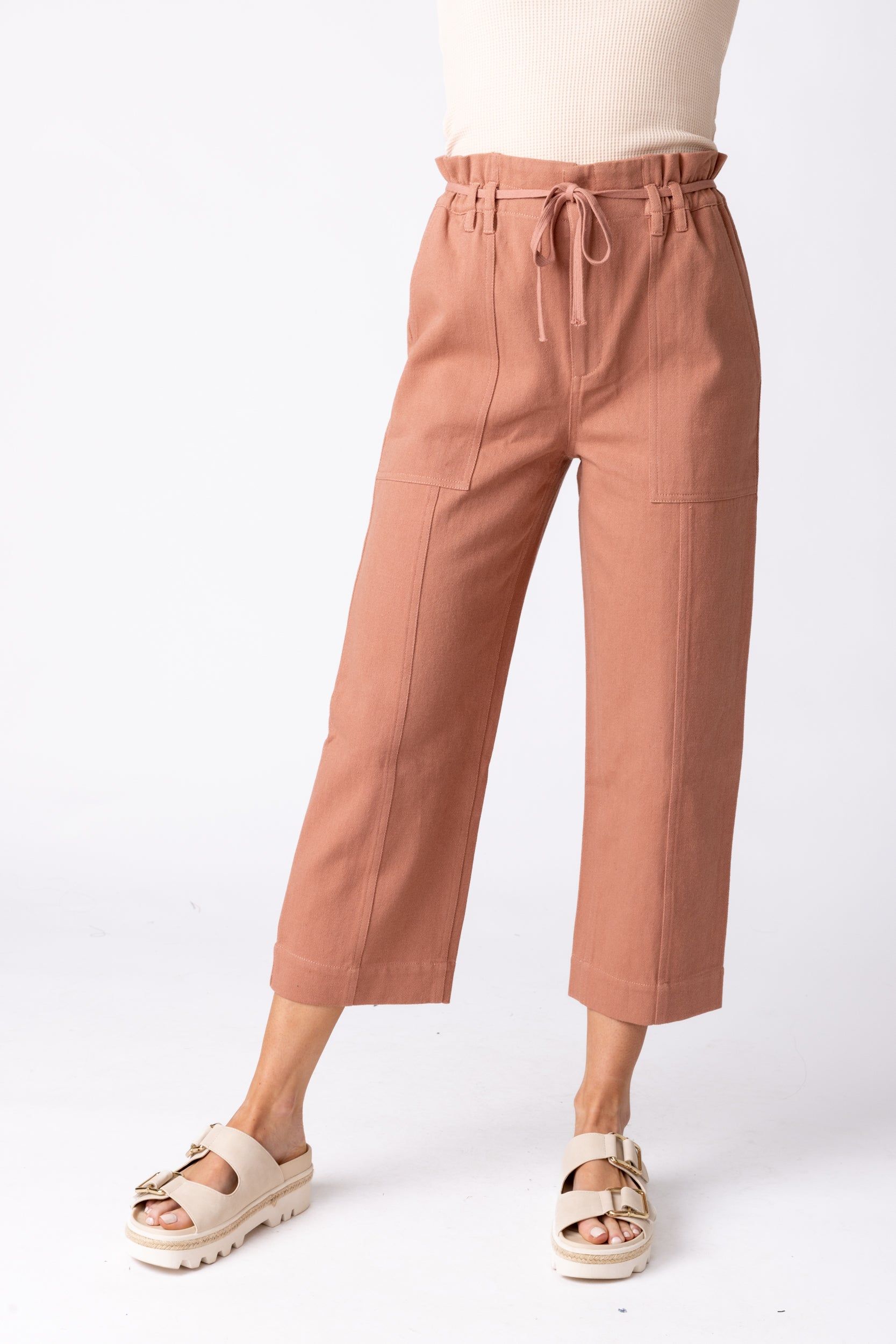 SALE - Lana Paper Bag Waist Pants sold by fab'rik