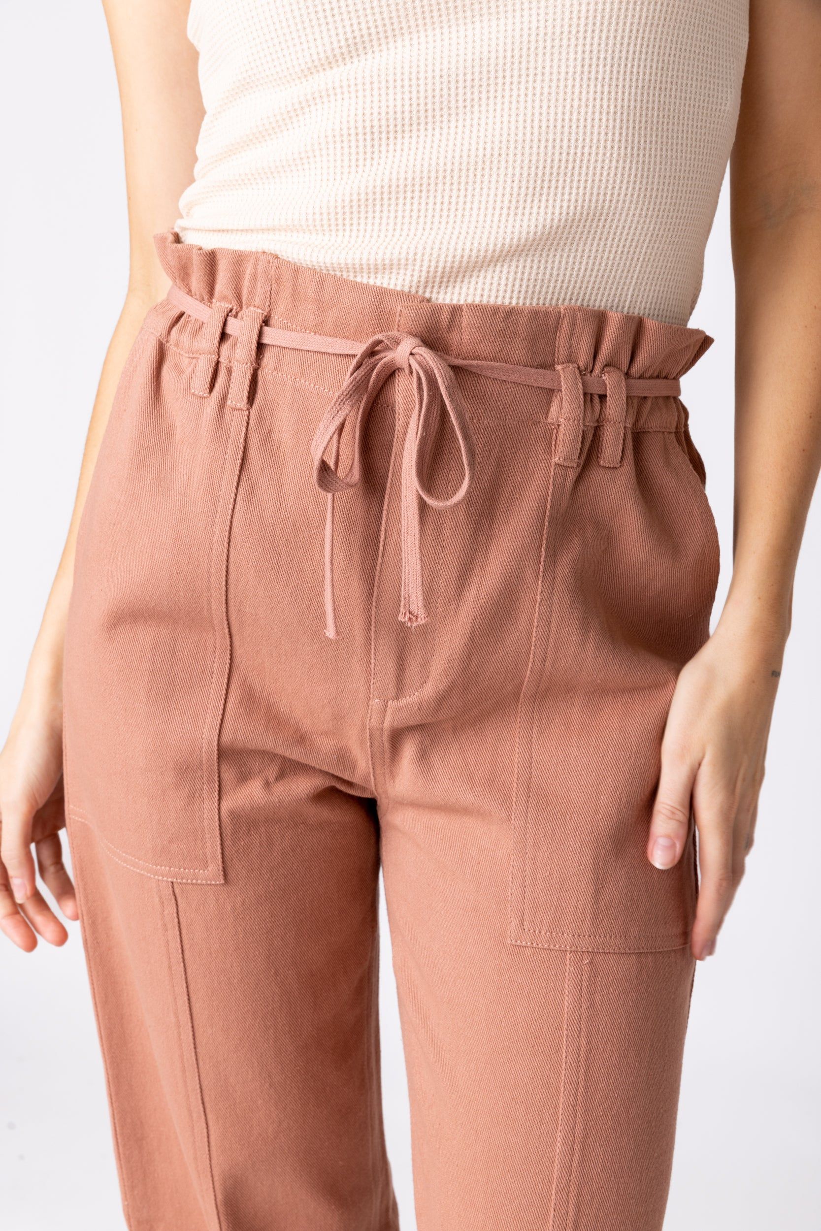 SALE - Lana Paper Bag Waist Pants sold by fab'rik product image thumbnail 4