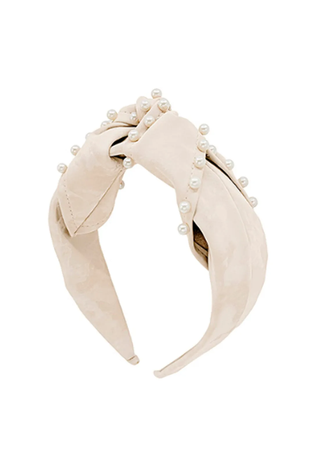 Thomson Studded Pearl Ribbon Headband sold by fab'rik product image thumbnail 2