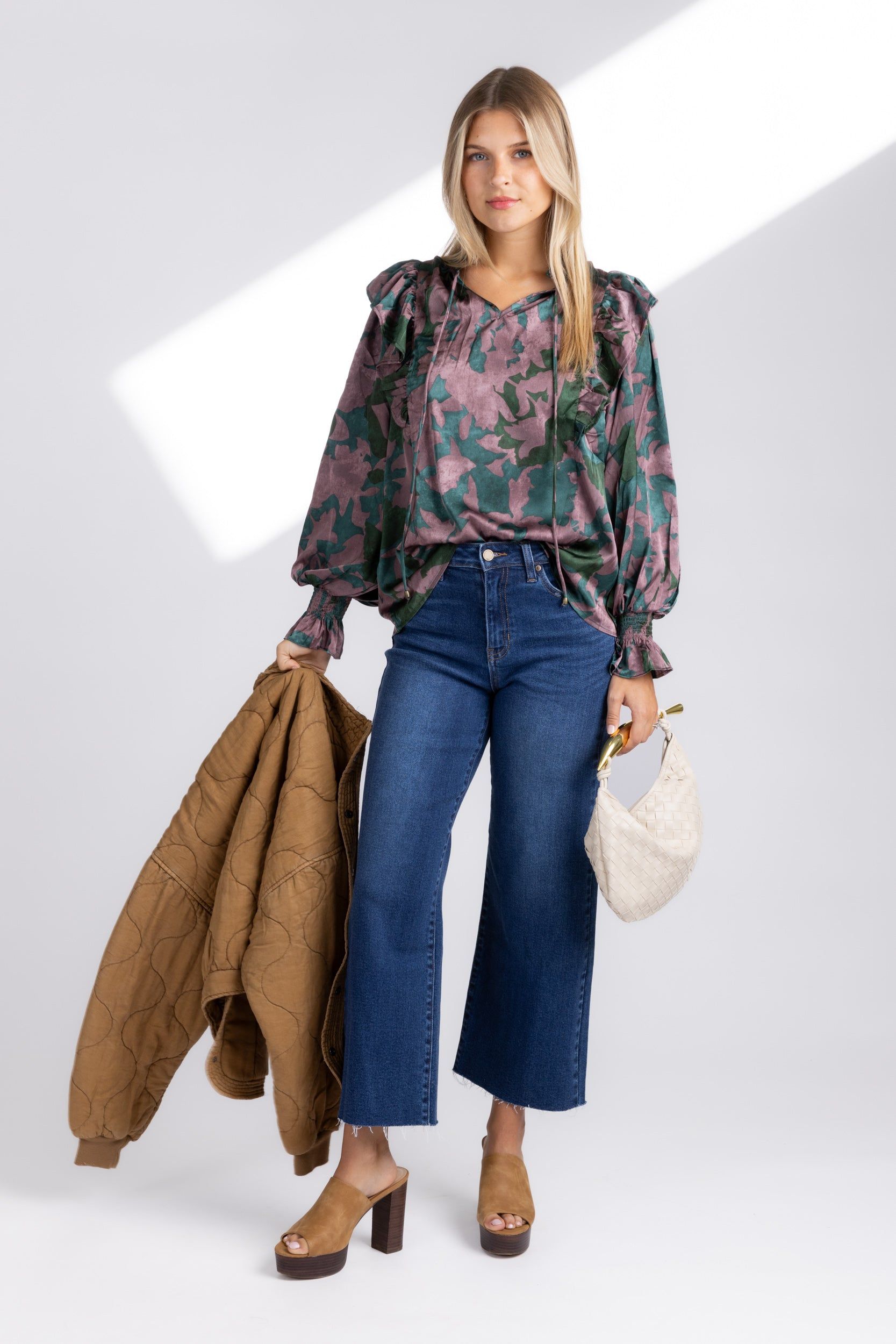 SALE - Lyra Slim Wide Leg Jeans sold by fab'rik