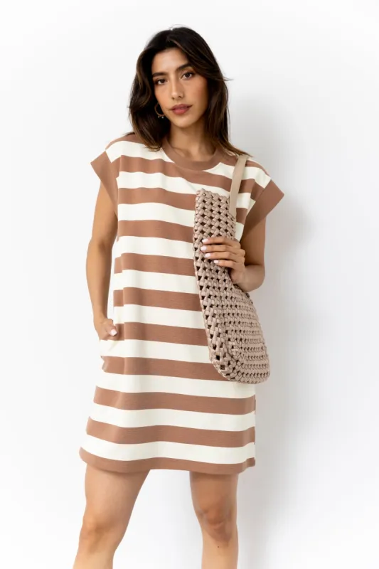 SALE - Frye Knit Striped Mini Dress sold by fab'rik