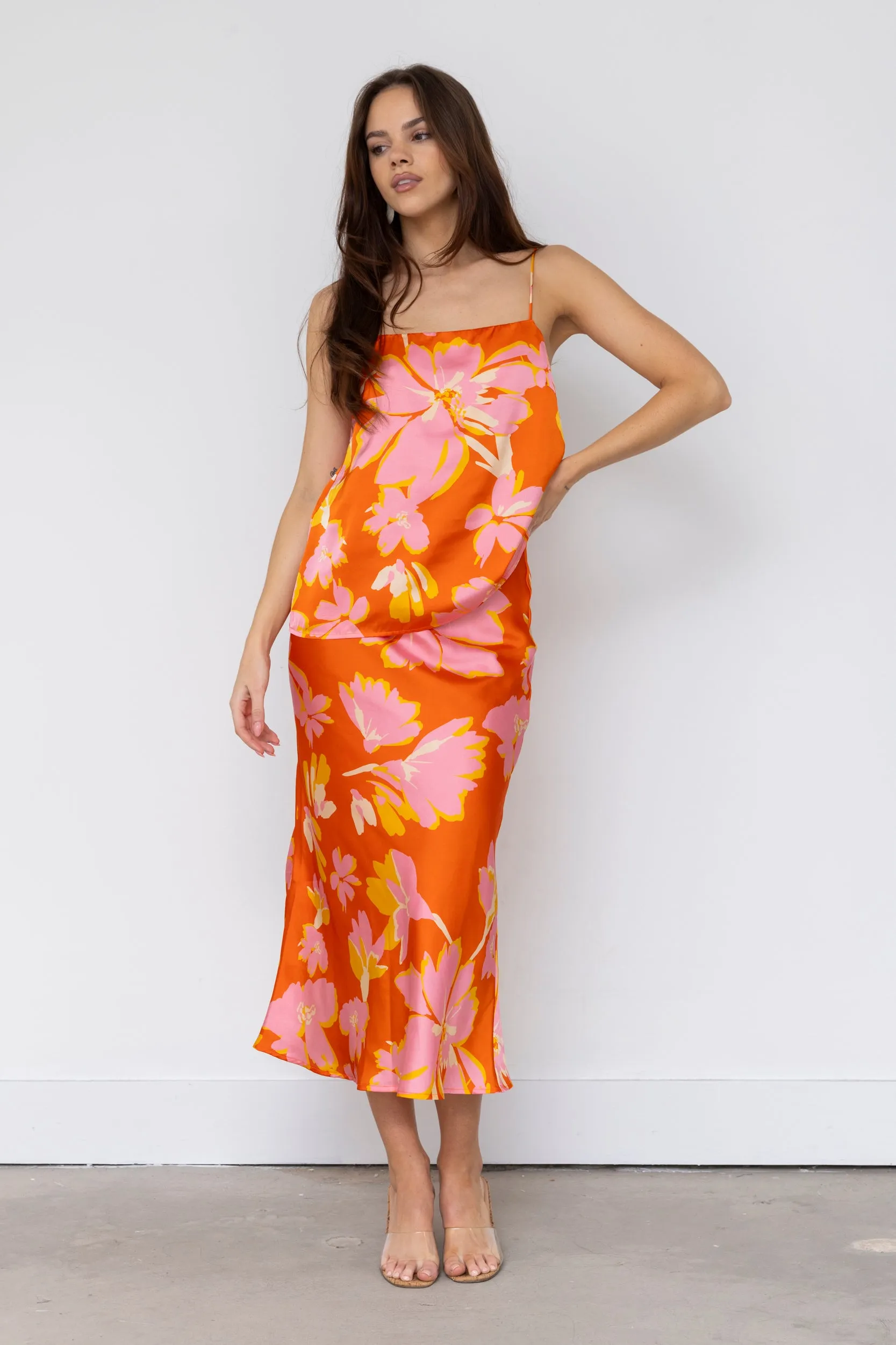 SALE - Celine Floral Sateen Tank sold by fab'rik product image thumbnail 4