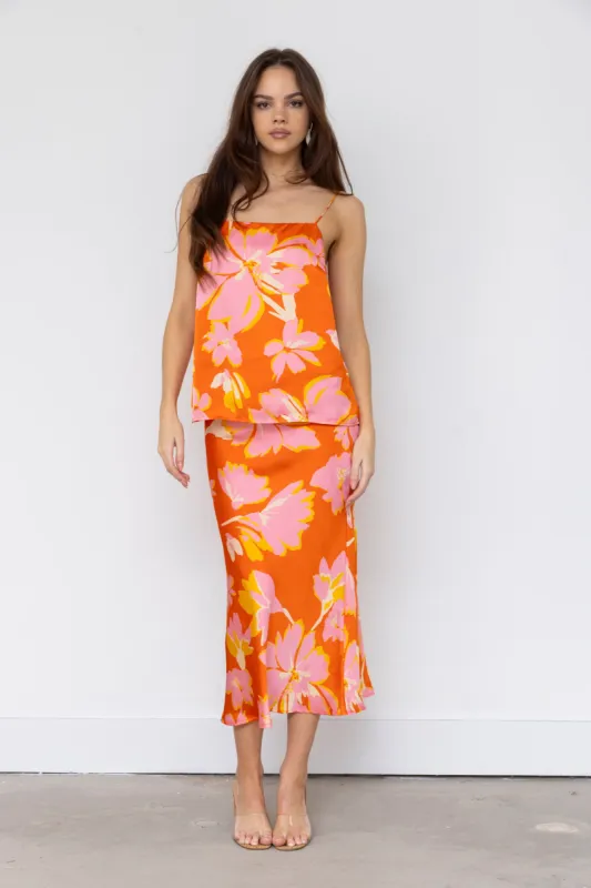 SALE - Celine Floral Sateen Tank sold by fab'rik