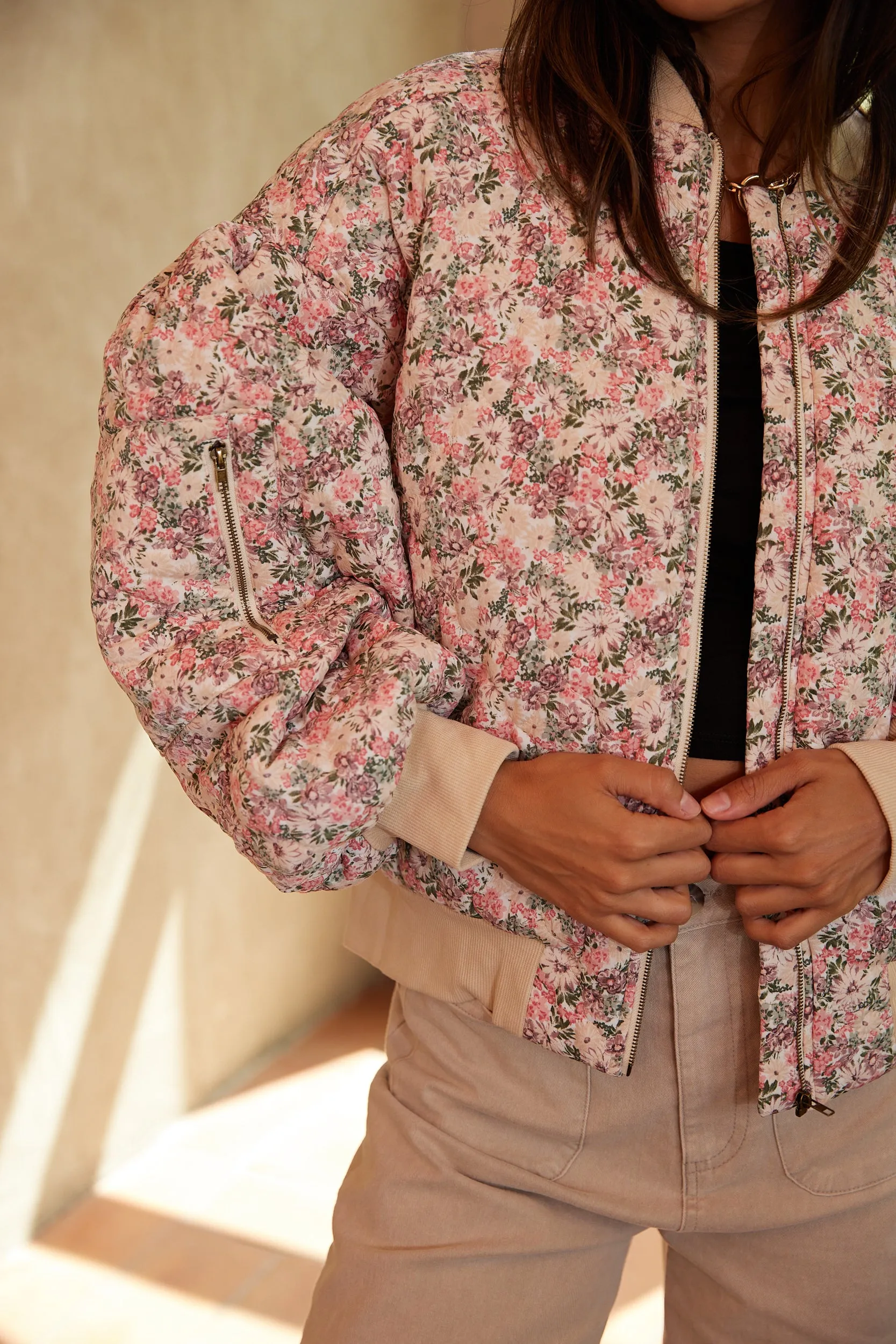 SALE - Carlo Rose Printed Bomber Jacket sold by fab'rik product image thumbnail 3