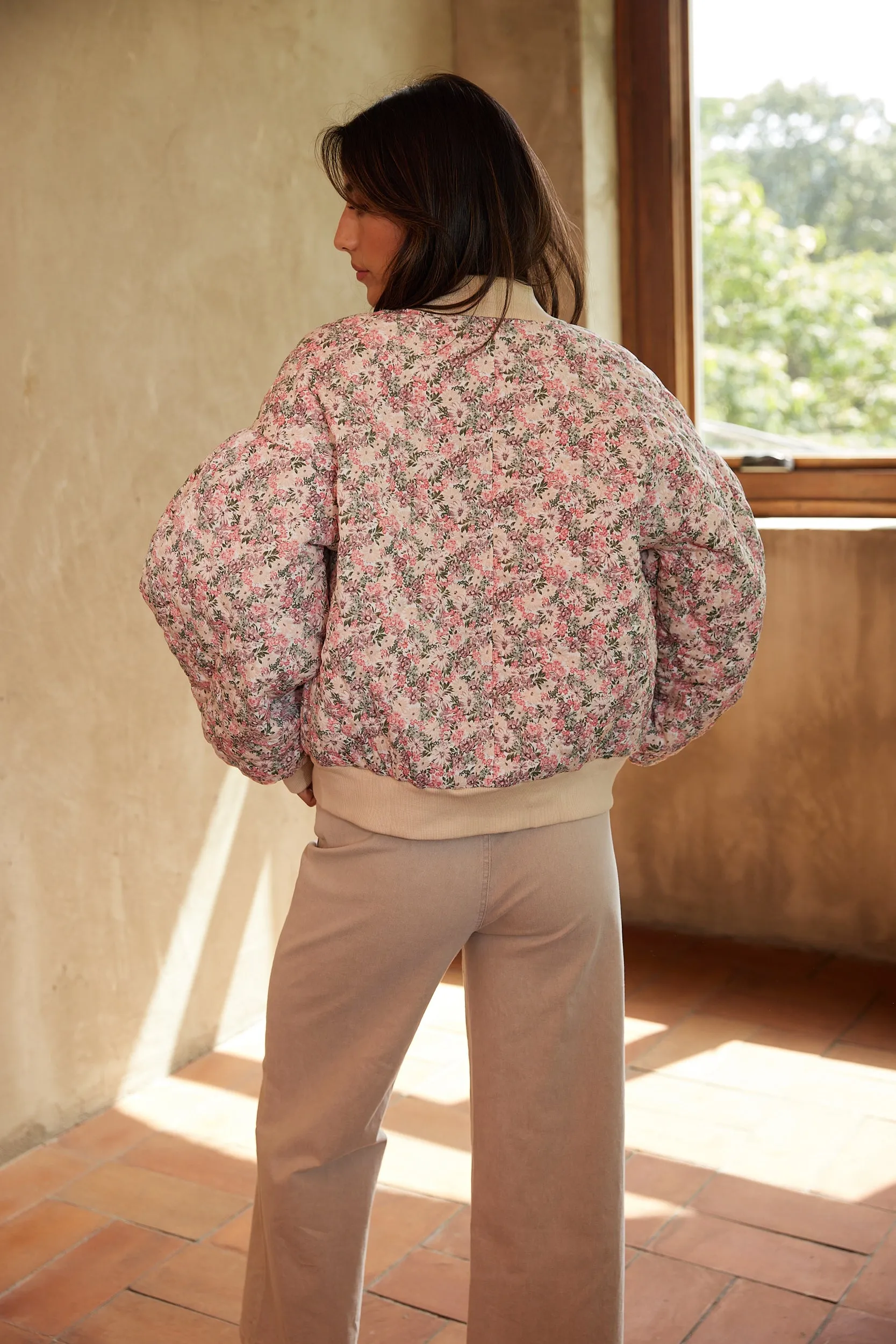 SALE - Carlo Rose Printed Bomber Jacket sold by fab'rik product image thumbnail 5