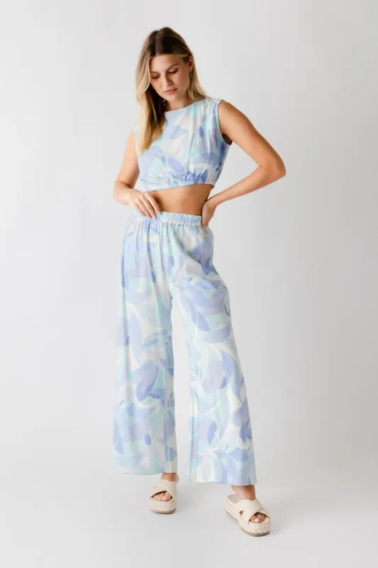SALE - Lila Printed Linen Pants sold by fab'rik