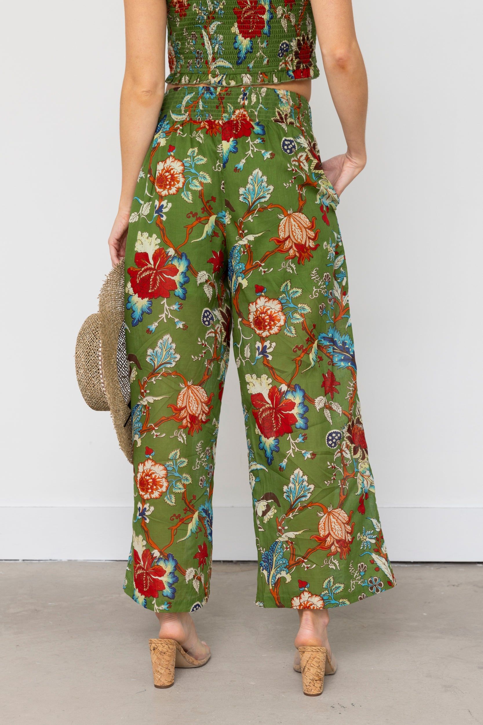 Reyes Floral Wide Leg Pant sold by fab'rik product image thumbnail 4