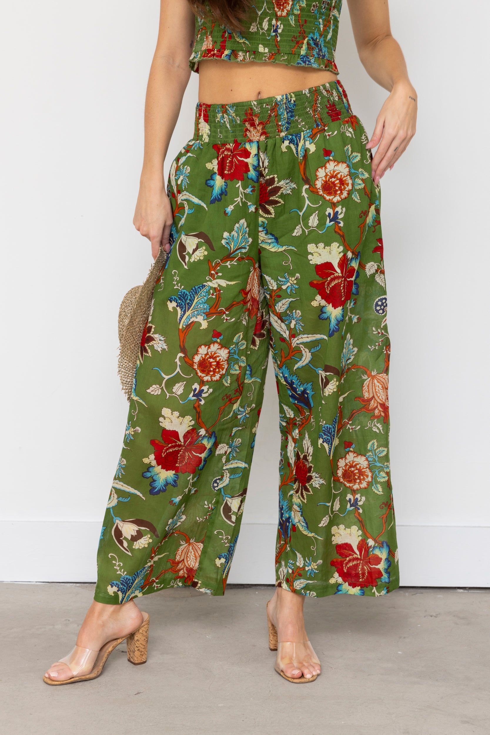 Reyes Floral Wide Leg Pant sold by fab'rik product image thumbnail 2