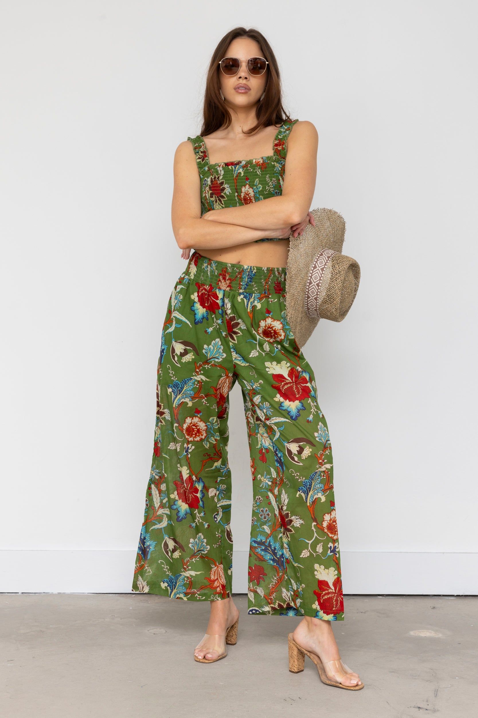 Reyes Floral Wide Leg Pant sold by fab'rik product image thumbnail 3