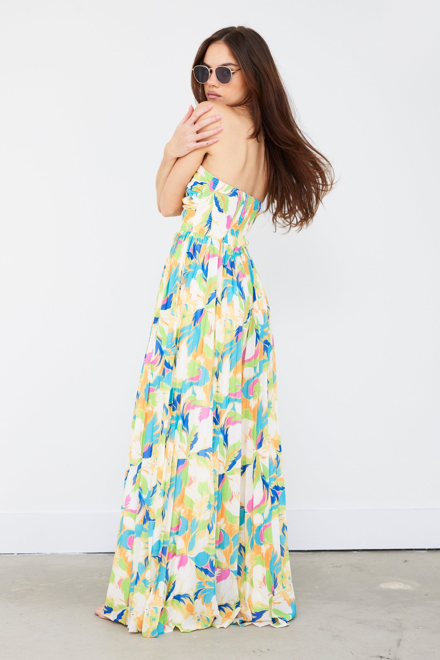 SALE - Riley Printed Jumpsuit with a Sweetheart Neckline sold by fab'rik product image thumbnail 2