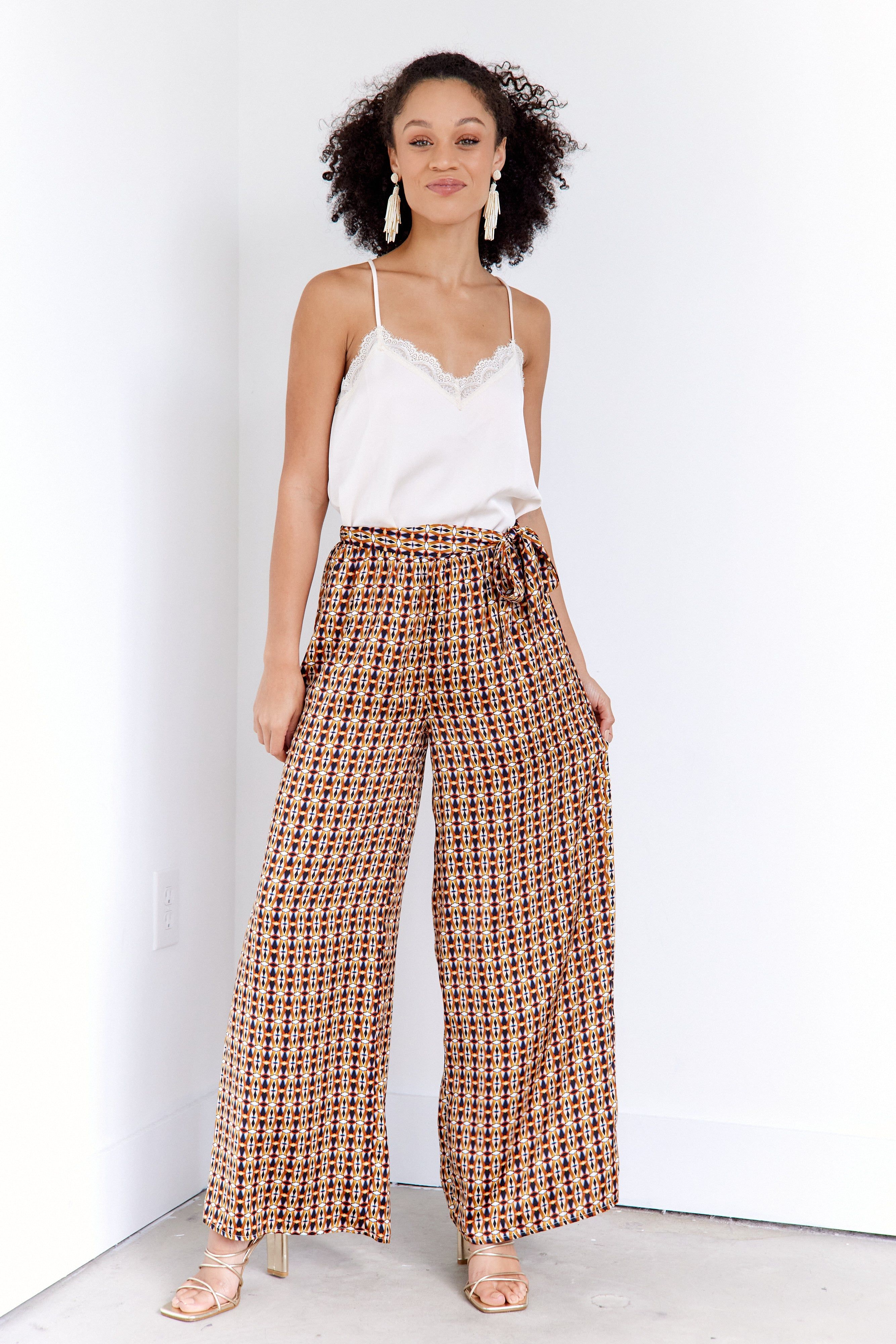 SALE - Annie Printed Pants sold by fab'rik