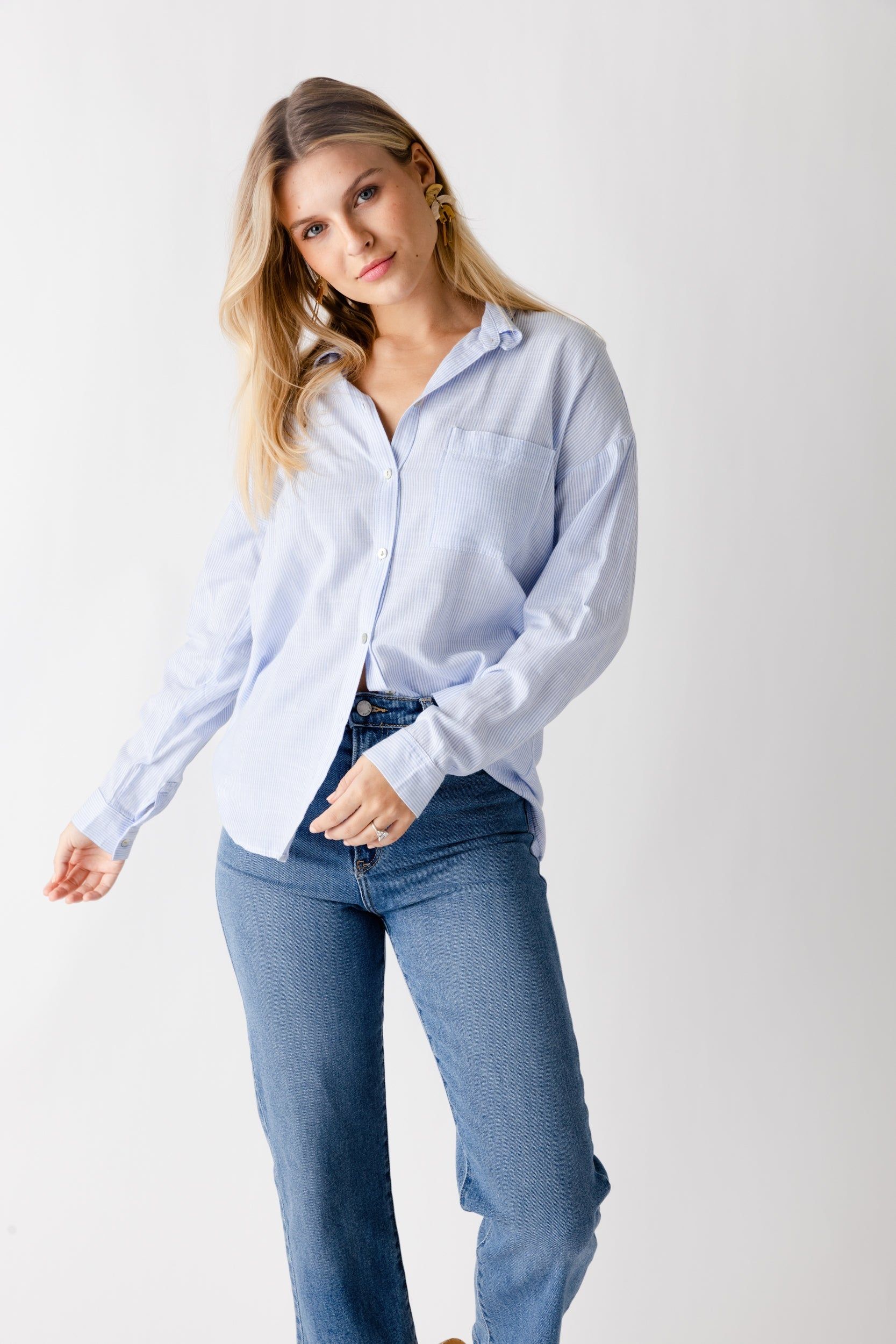 Harper Classic Striped Button Down sold by fab'rik product image thumbnail 6