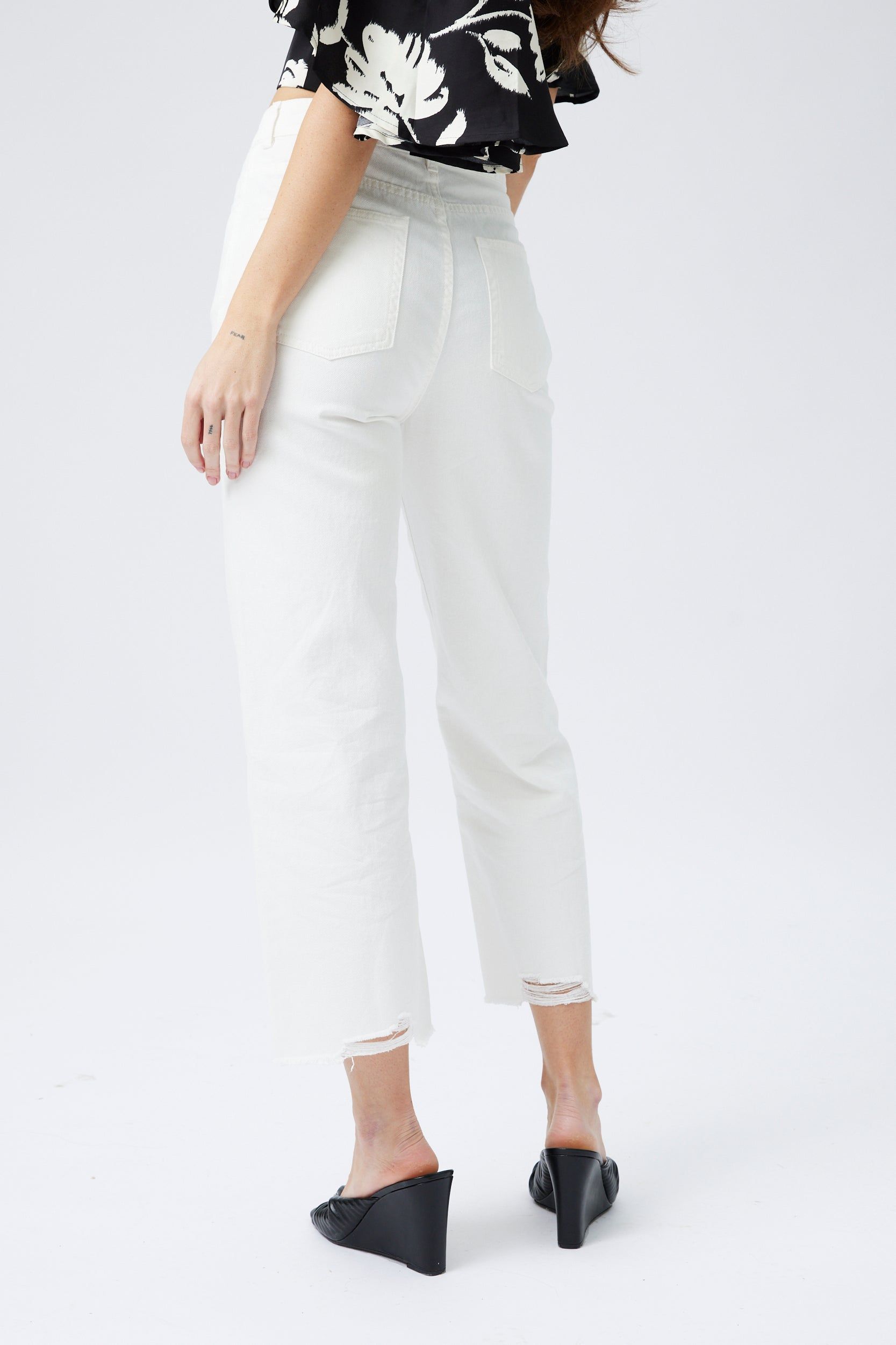 SALE - Ramsey Bottom Hemmed Distressed Pants sold by fab'rik product image thumbnail 3