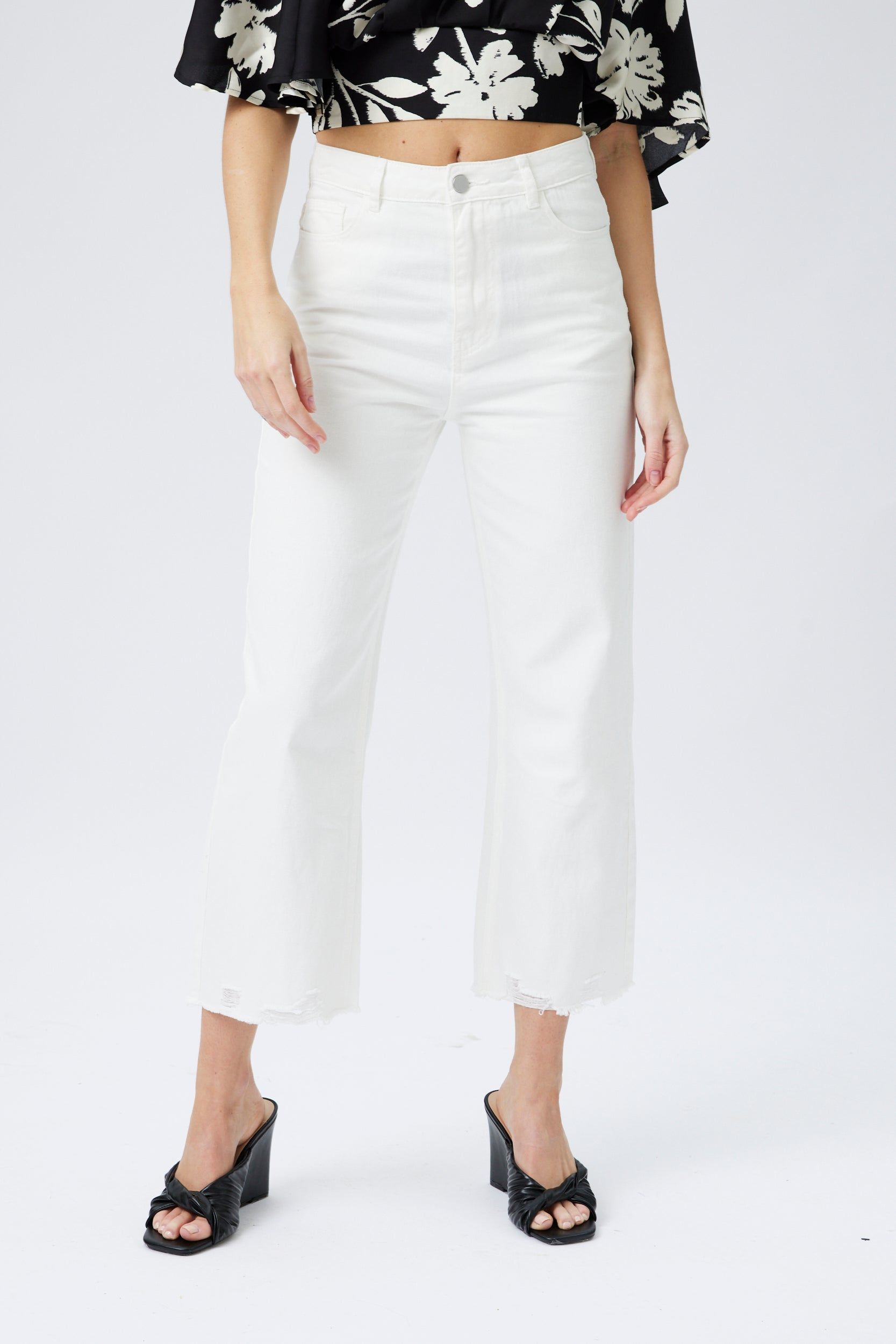 SALE - Ramsey Bottom Hemmed Distressed Pants sold by fab'rik product image thumbnail 2