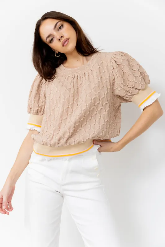 Estelle Elastic Band Detail Top sold by fab'rik