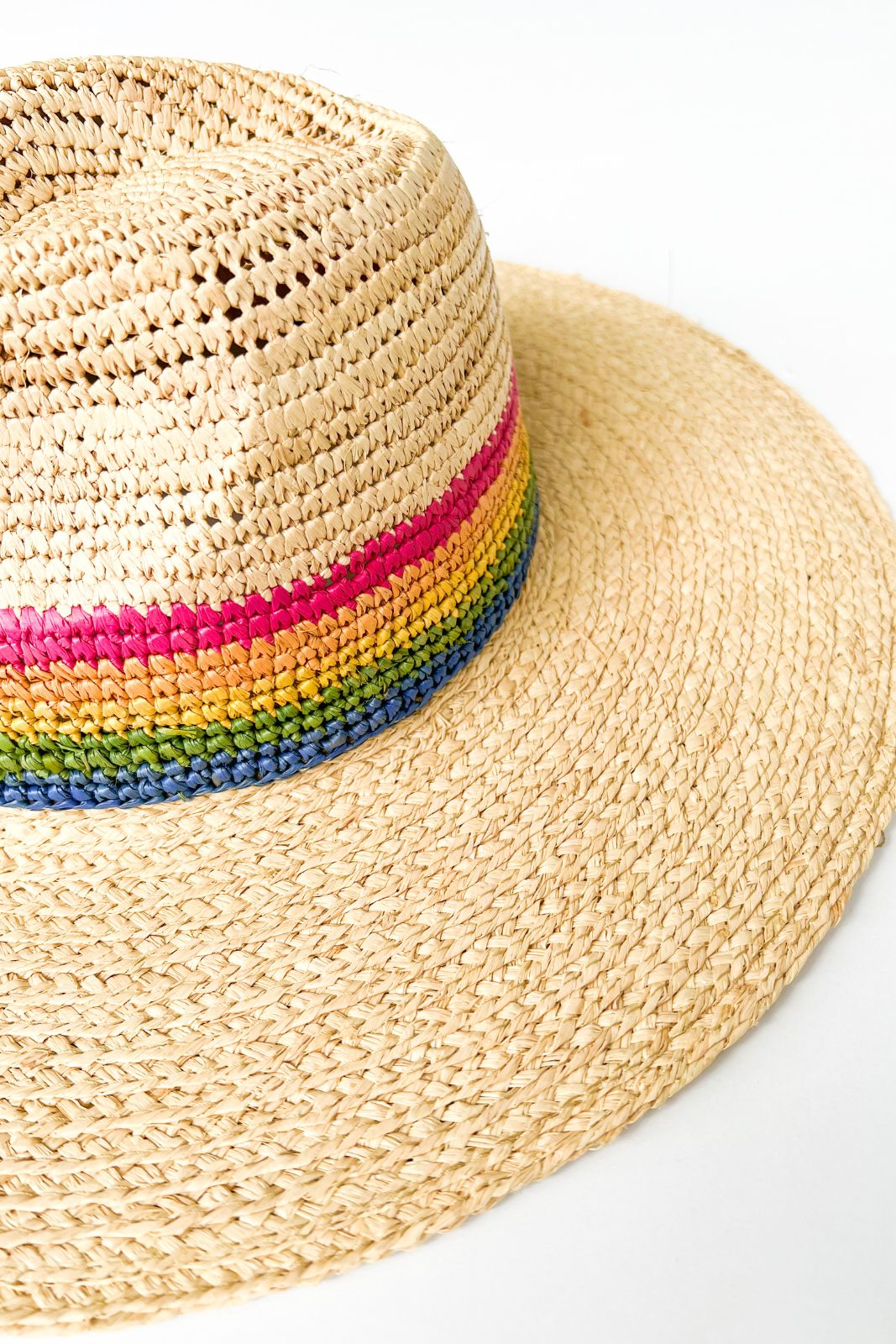 SALE - Bree Rainbow Raffia Hat sold by fab'rik product image thumbnail 2