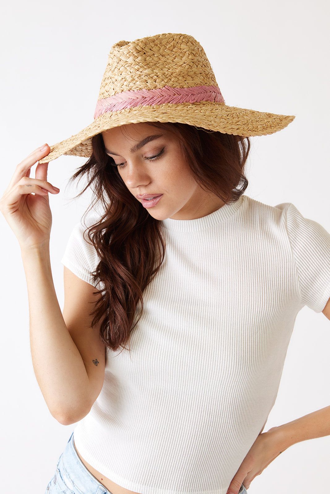 Layla Ribbed Knit Tee sold by fab'rik product image thumbnail 2